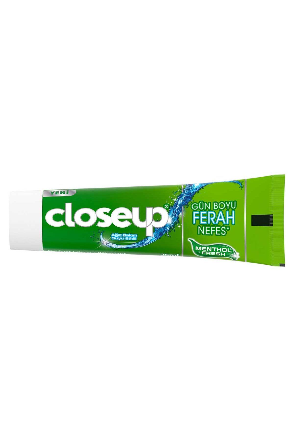 MATMEL Closeup Diş Macunu Menthol Fresh Ağız Bakım Suyu Etkili 25 Ml