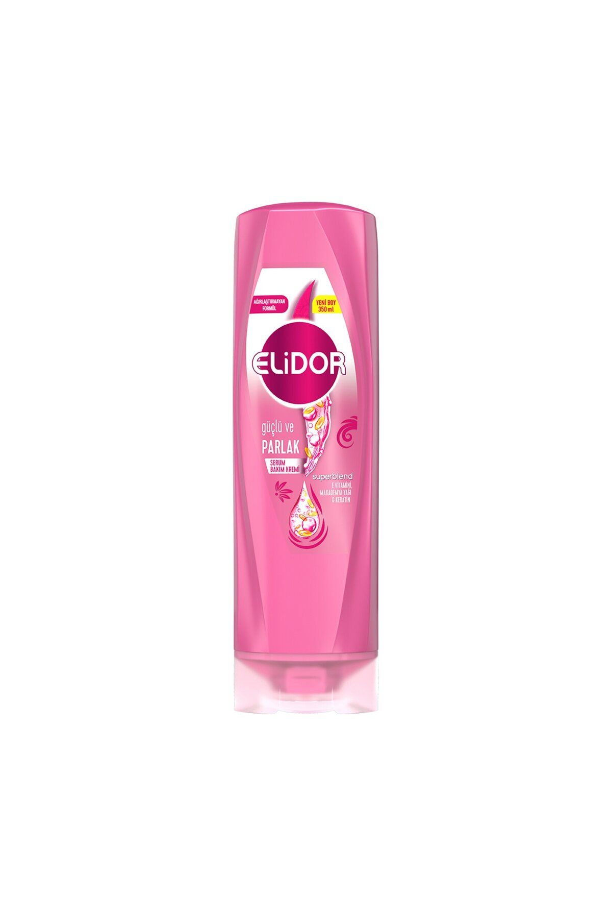 Elidor Superblend Serum Saç Bakım Kremi Güçlü ve Parlak E Vitamini Makademya Yağı & Keratin 350 ml