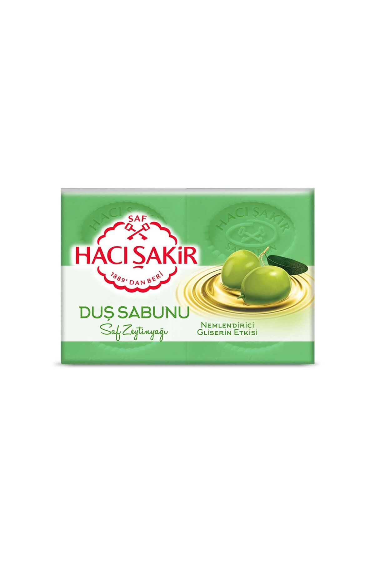 Hacı Şakir Gliserin Zeytinyağı Duş Sabunu 4X125 G