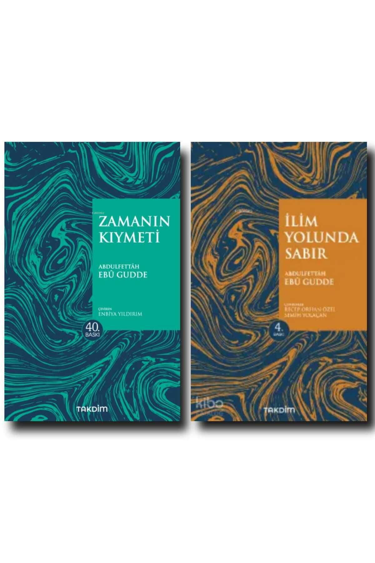 Takdim ZAMANIN KIYMETİ / İLİM YOLUNDA SABIR / ABDULFETTAH EBU GUDDE 2 KİTAP SET