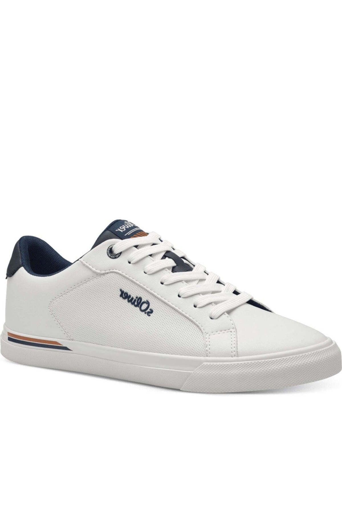 s.Oliver-White Trainers Mens Shoes 1