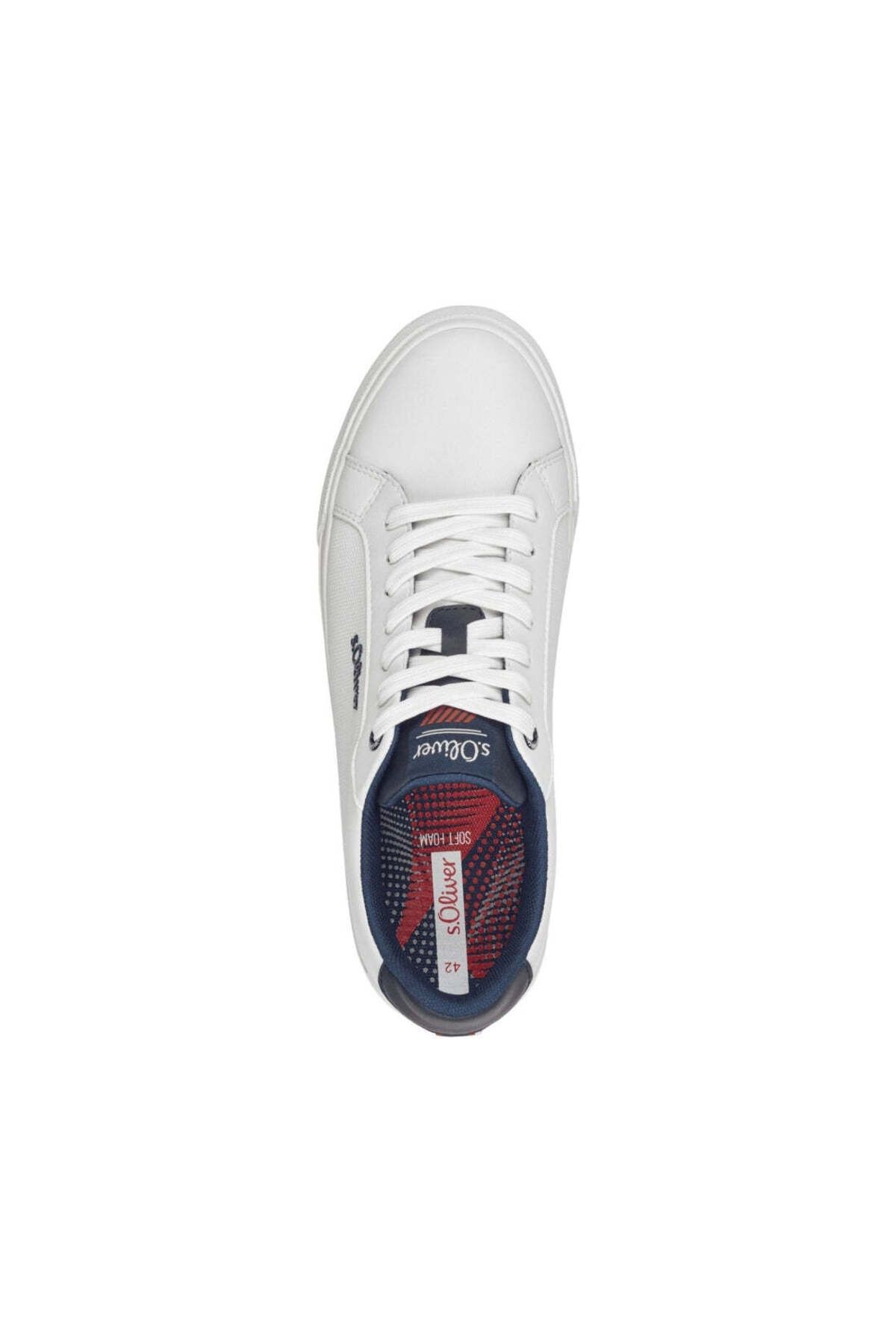s.Oliver-White Trainers Mens Shoes 4