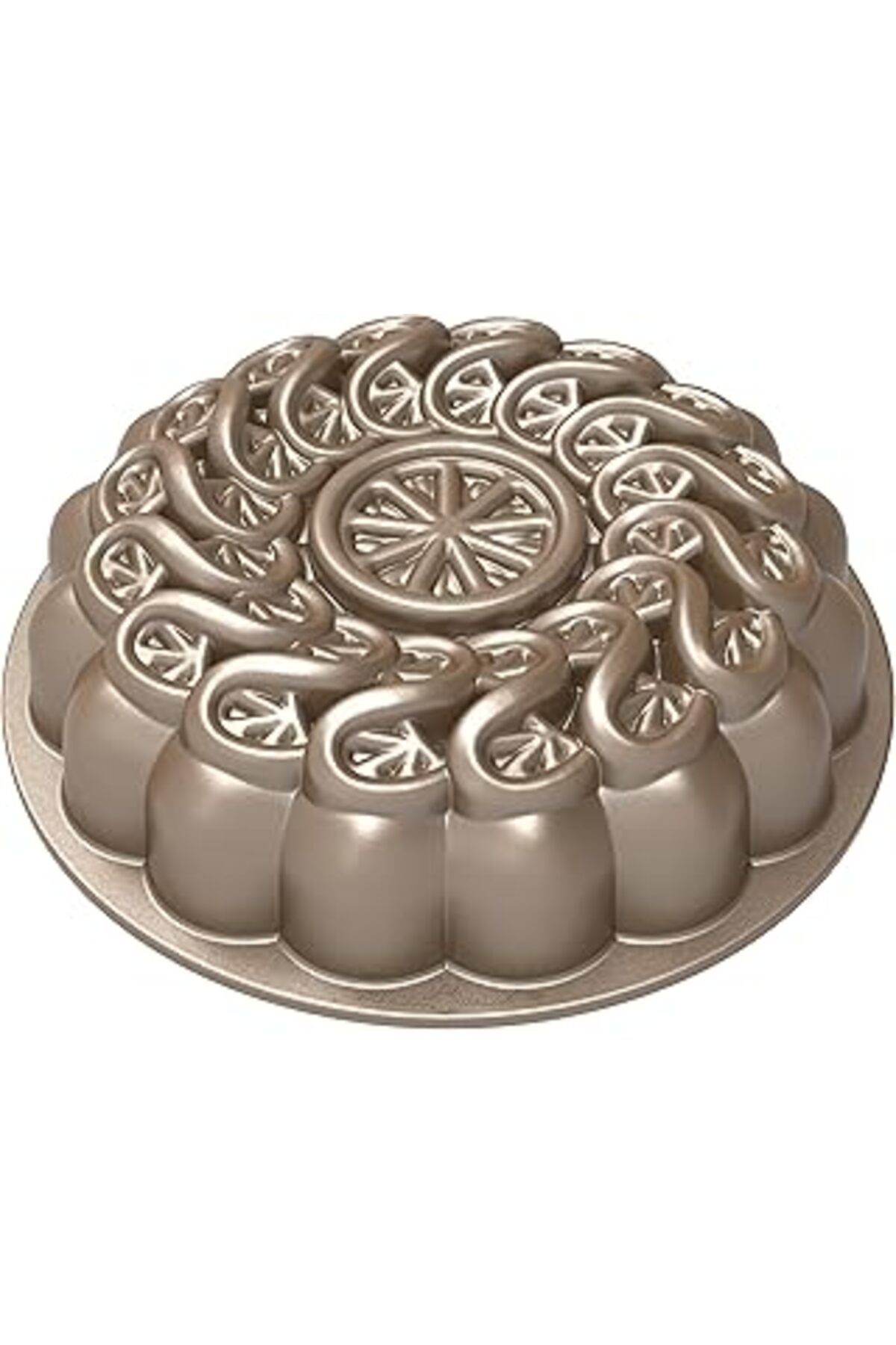 NETWORK ART Nordic Ware Narenciye Bükümlü Tava, 8 Bardak Kapasiteli, Şekerleme