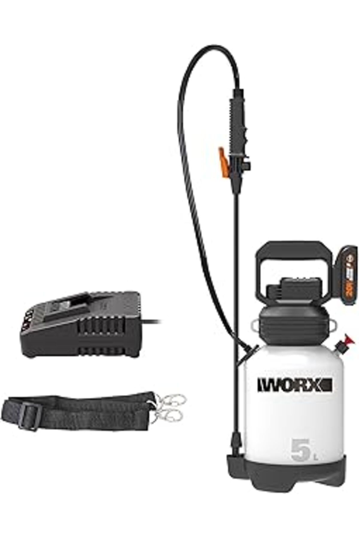 Hepta Collection Worx Wg829E 20V 2.0Ah Li-On 5Lt Omuz Askılı Basınçlı İlaçlama Ve Dezenfektan Pompası