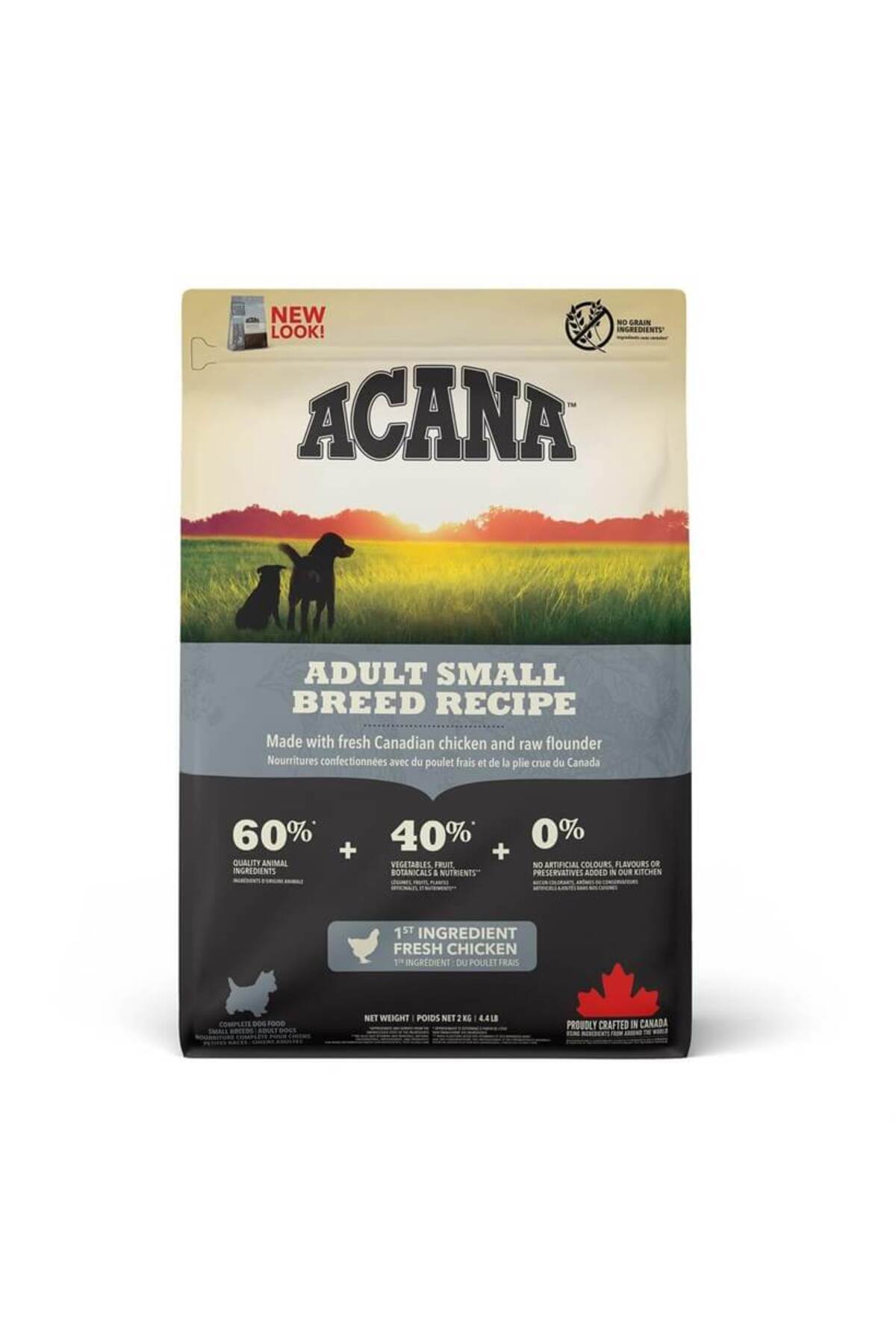 Acana Heritage Adult Small Breed Küçük Irk Tahılsız Yetişkin Köpek Maması 2 Kg