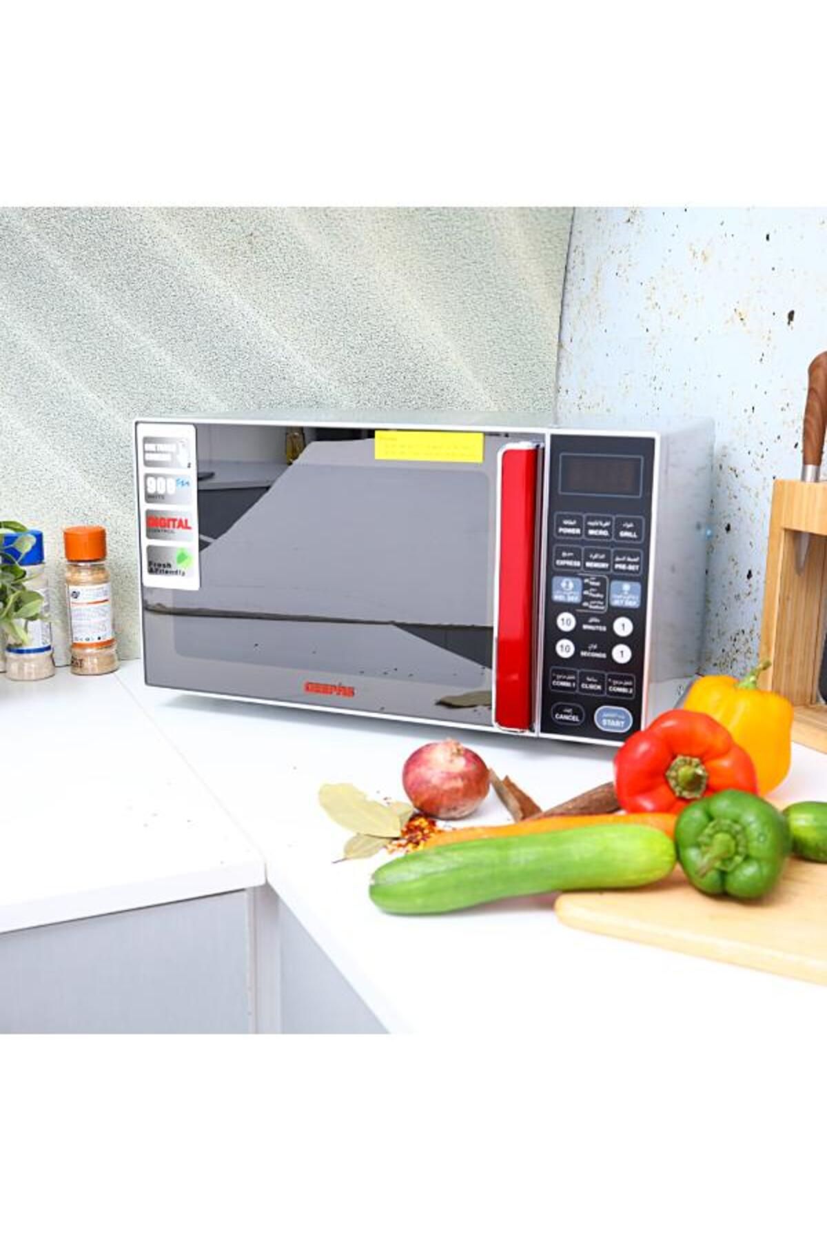 Geepas-Multi-Function Digital Microwave Oven with Integrated Cooking Menu Selection 3