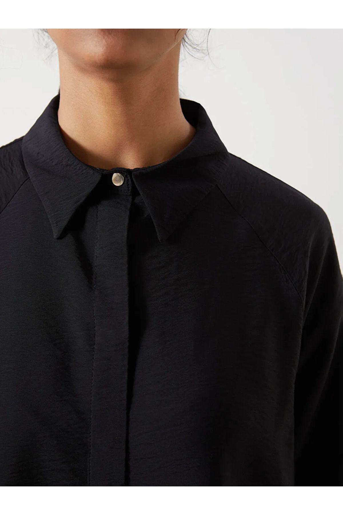 LCW Modest Bej Dokulu Kadın Gömlek Tunik - 3