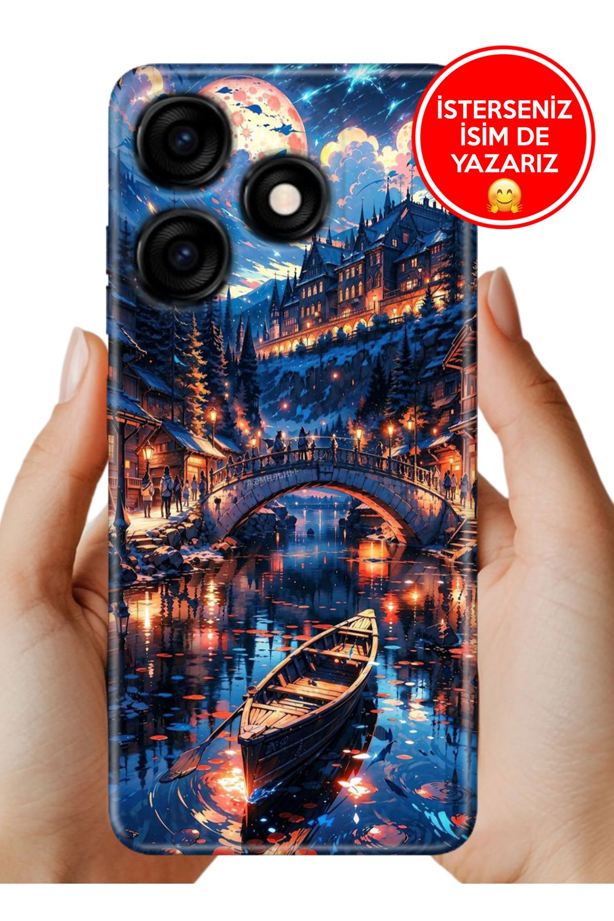 TECNO Spark Go 2023 Kılıf Telefon Kılıfı Tasarım Kapak Venice Night
