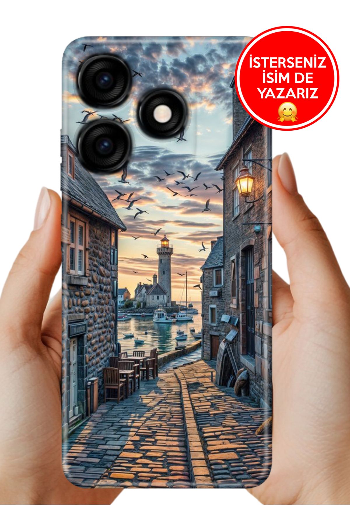 TECNO Spark Go 2023 Kılıf 0.35 mm Resimli Silikon Kasabam