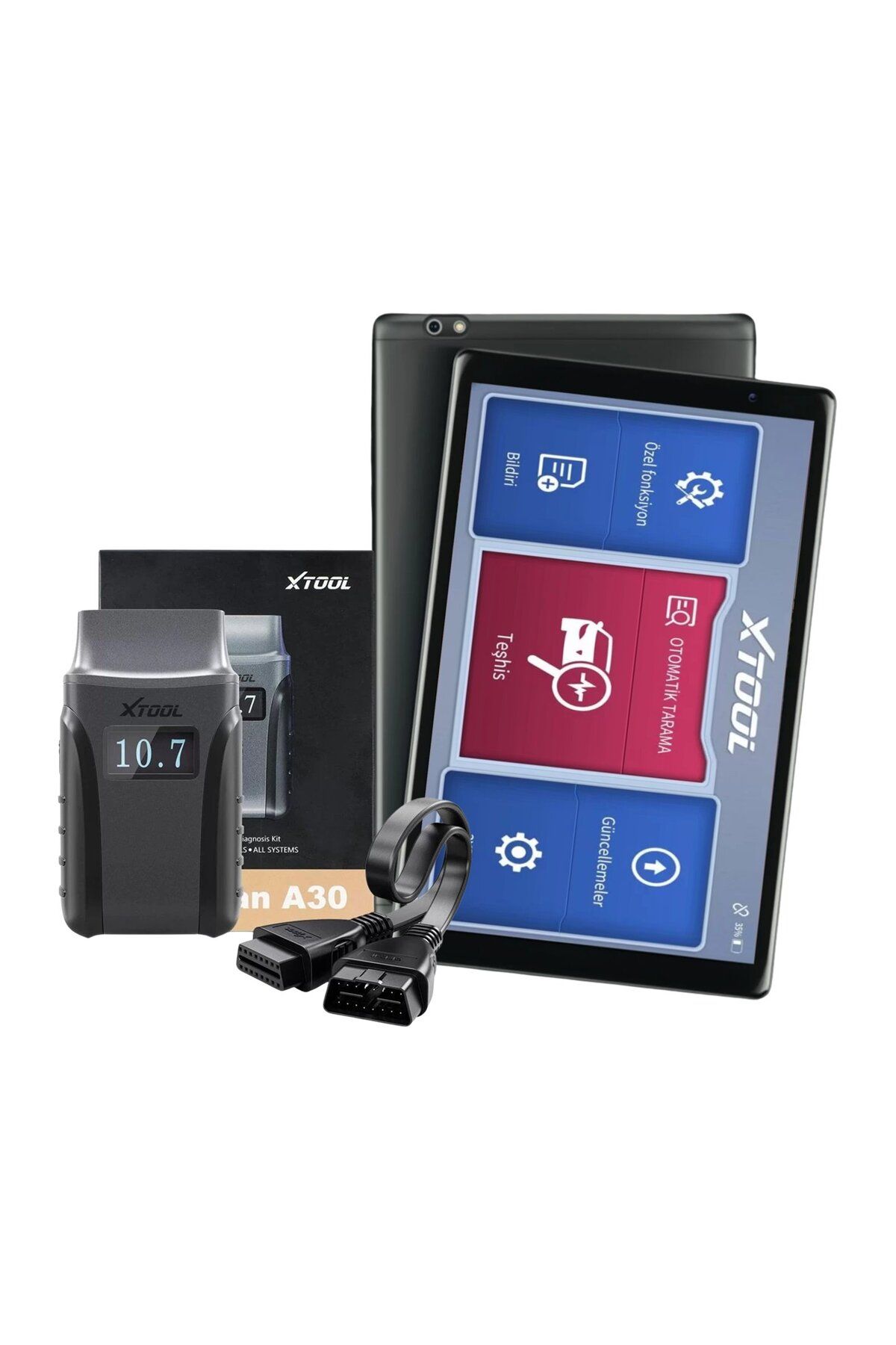 Yek XTOOL A30 TÜRKÇE OTO ARIZA TESPİT CİHAZI 10.1 Inch MAXRON MXPRO Tablet - 8 Çekirdekli İşlemci 6 GB