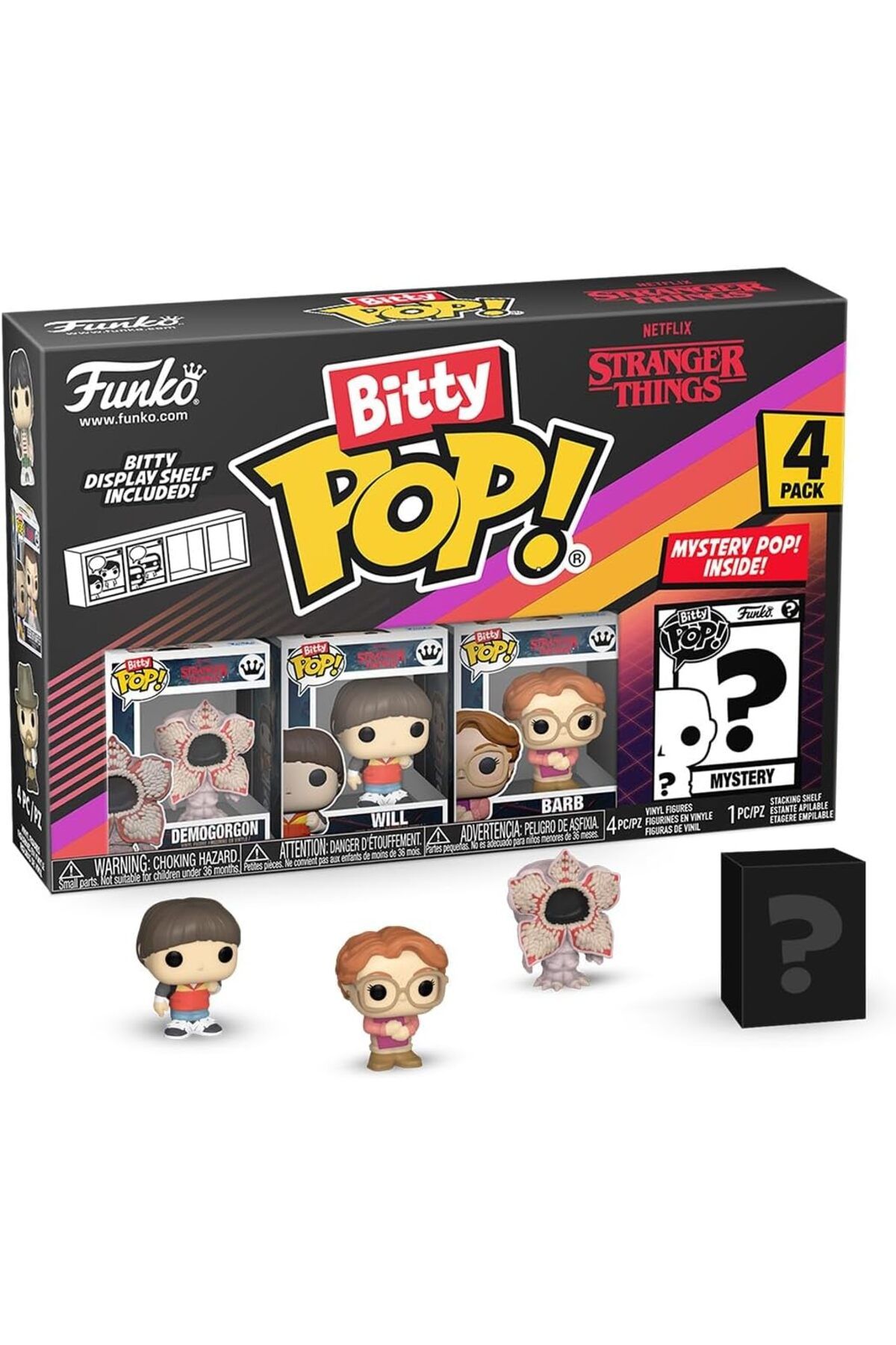 Funko-Stranger Things Bitty Pop! Waffles with Eleven 4-Pack Series 2 Figure 1