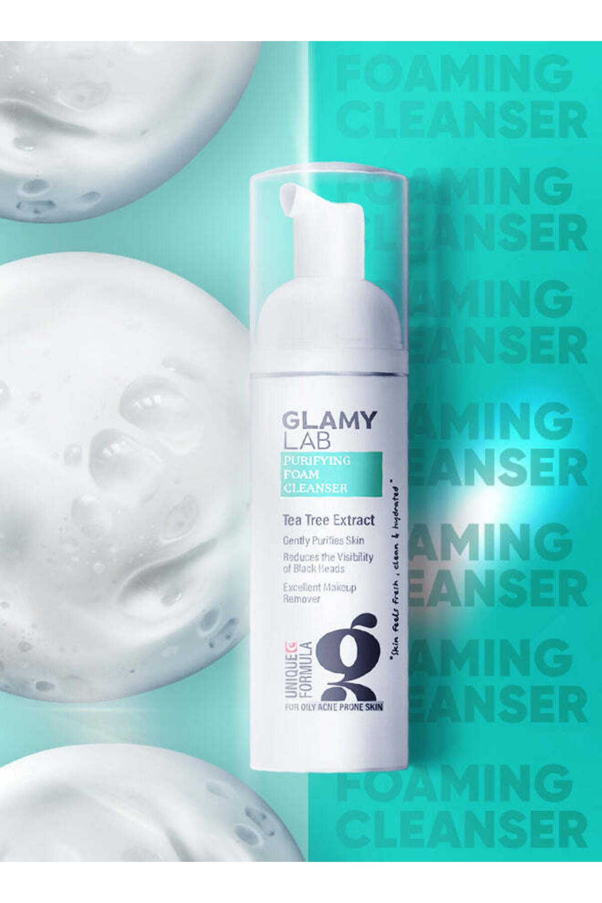 Glamy Lab-Purifying Foam Cleanser 150 Ml 1