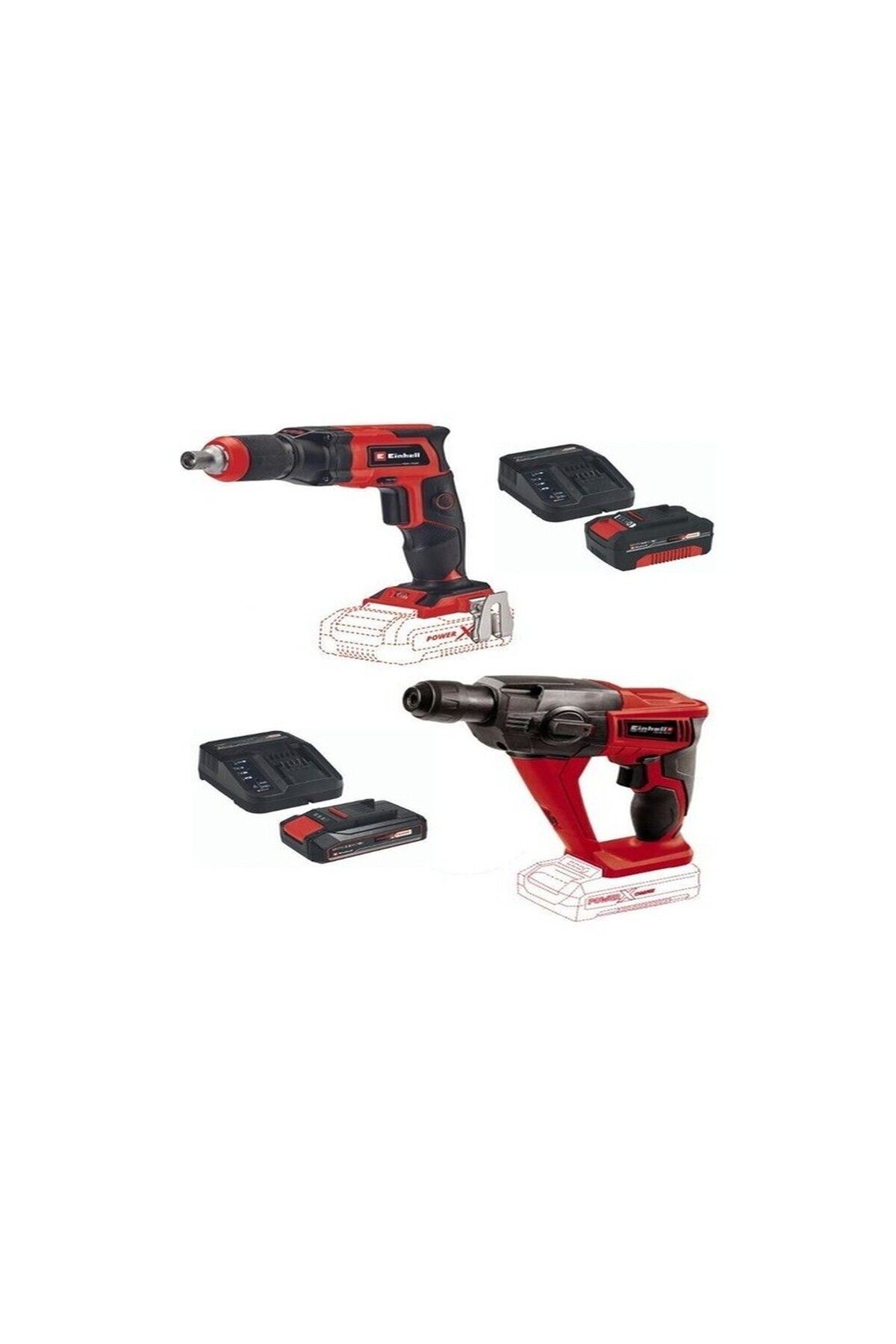 Einhell TE-HD 18 li Vidalama Delme Te-dy 18 li Alçıpan Vidalama 2.5ah - 4.0ah Starter Kit Akülü Set