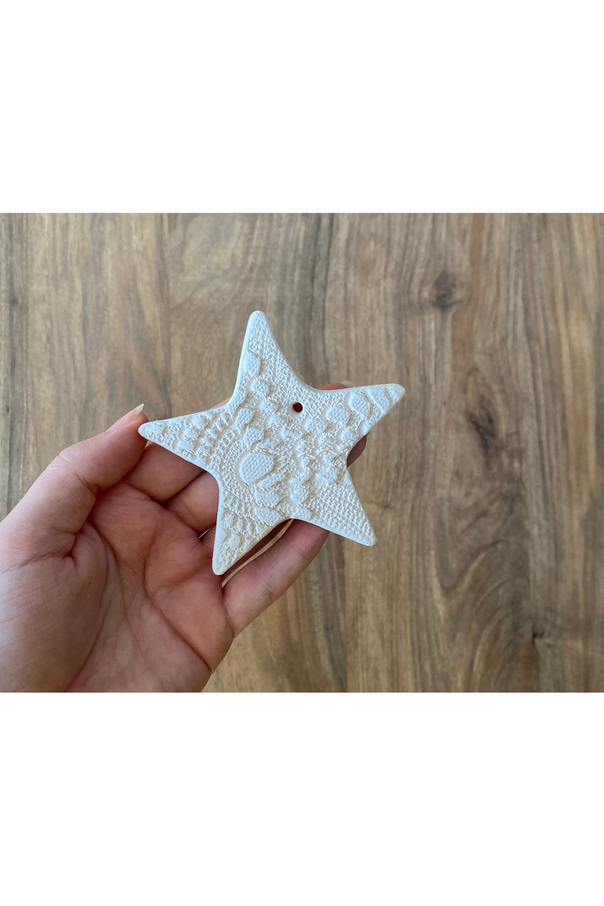 soydan seramik Yıldız Seramik Bisküvi Seramik Boyama Objesi (8x8)