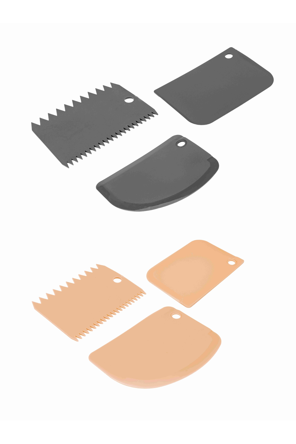Mapple Home-3-Pack Dough Cutter, Scraper and Shaper 3
