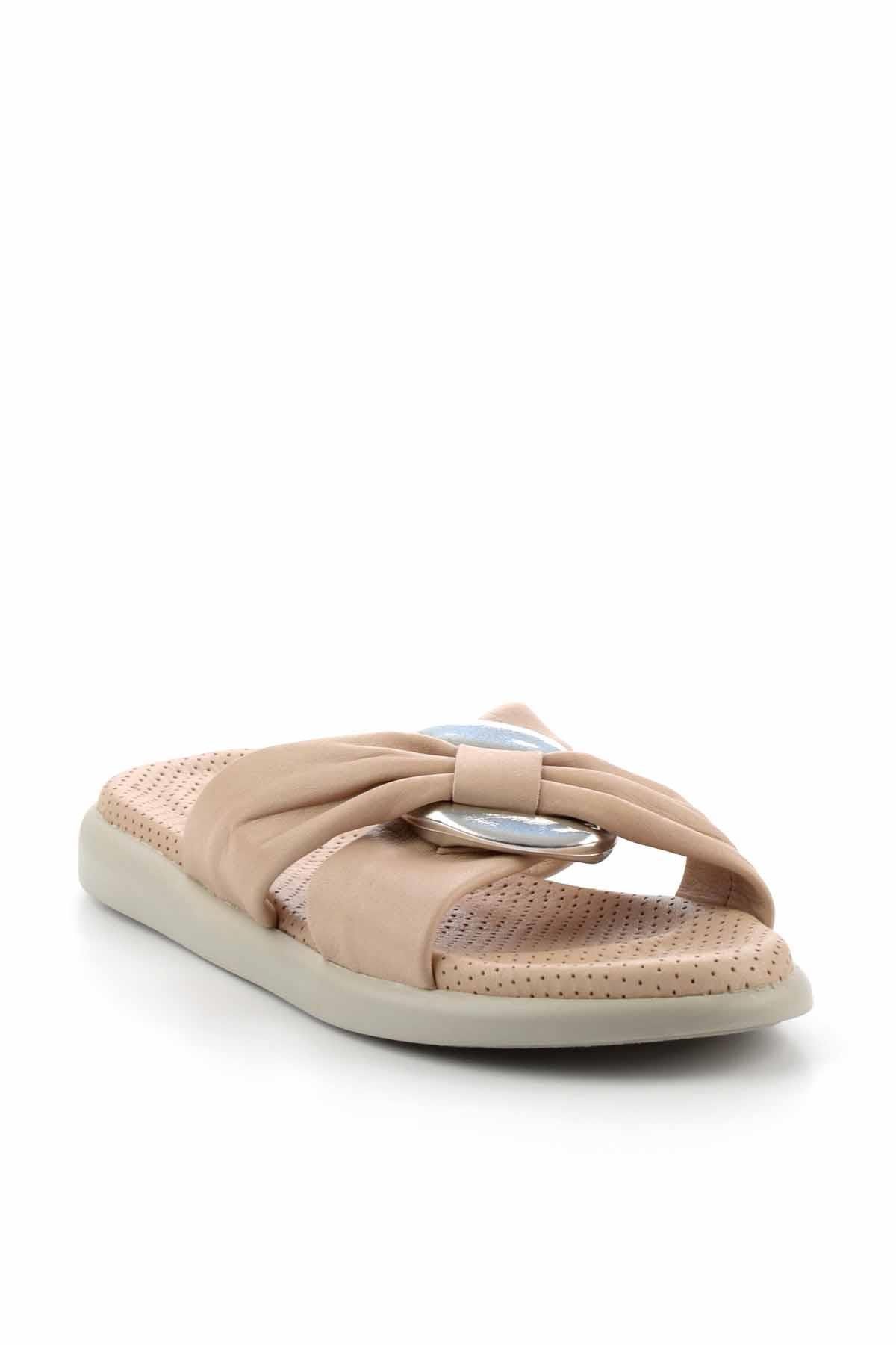 Bambi-Papuci de damă din piele naturală bej K 04808090403 3