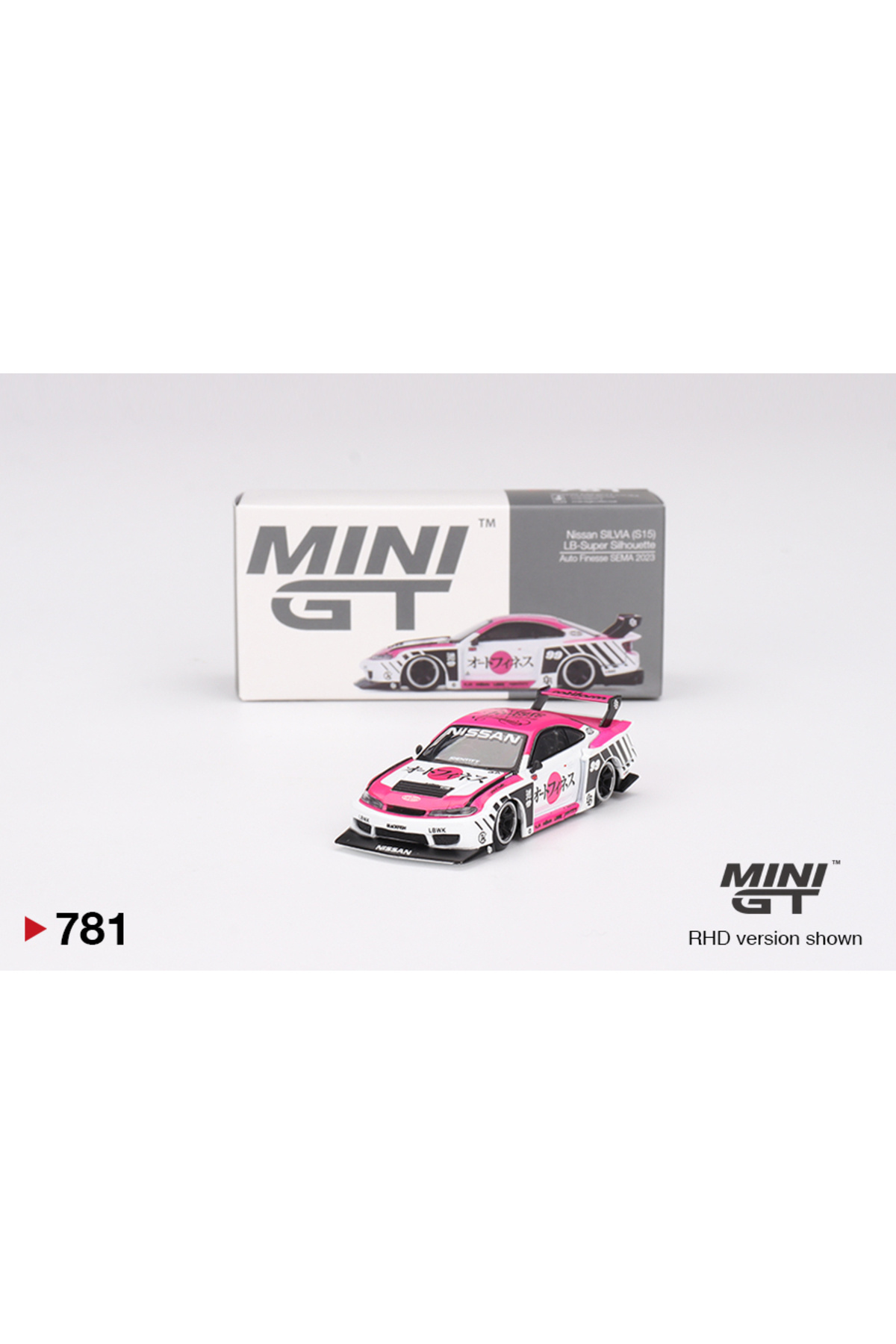 mini gt 781 Nissan LB-Super Silhouett S15 SILVIA Auto Finesse SEMA