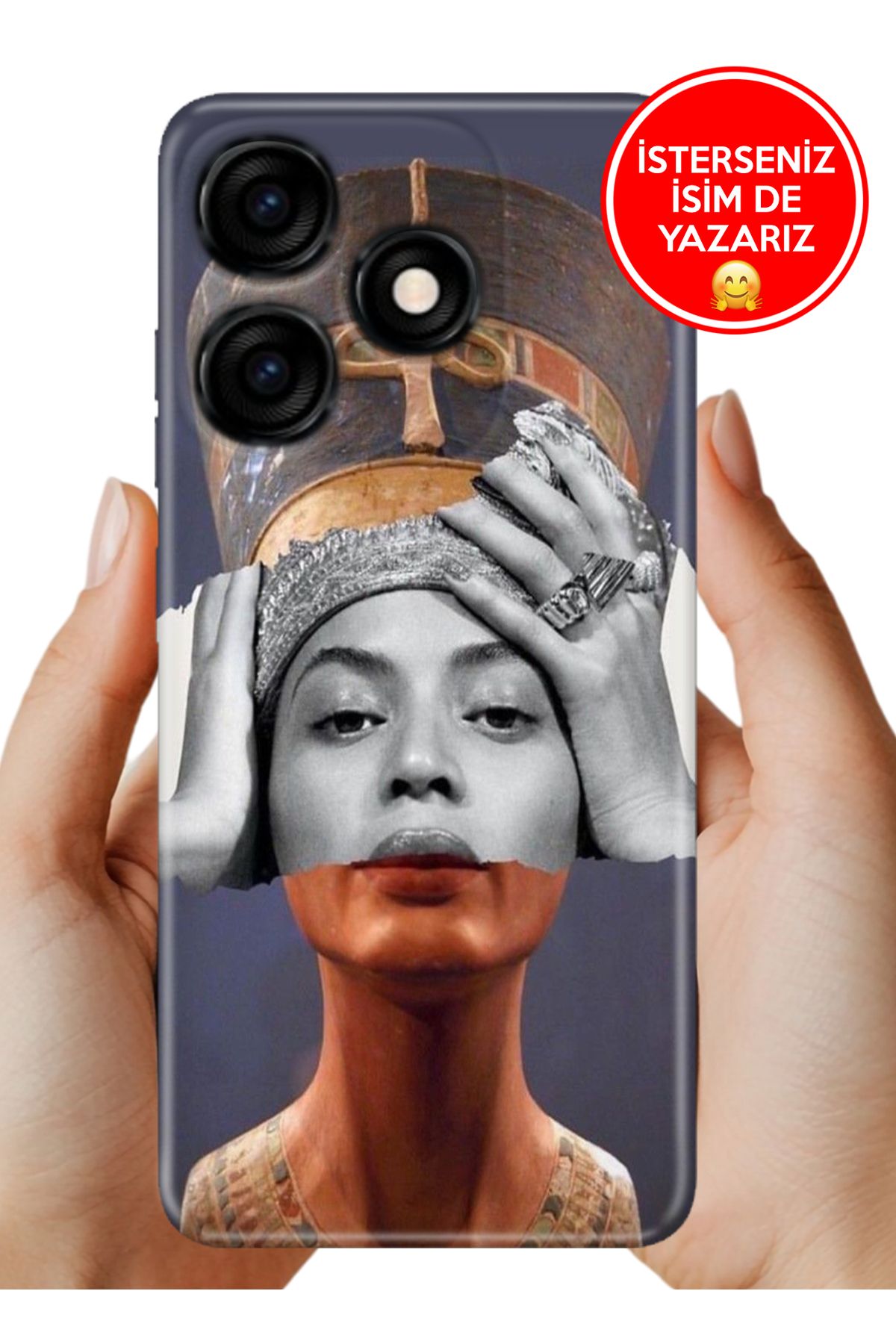 TECNO Spark Go 2023 Kılıf UvBaskı Özel-Tasarım Silikon Art-Beyonce