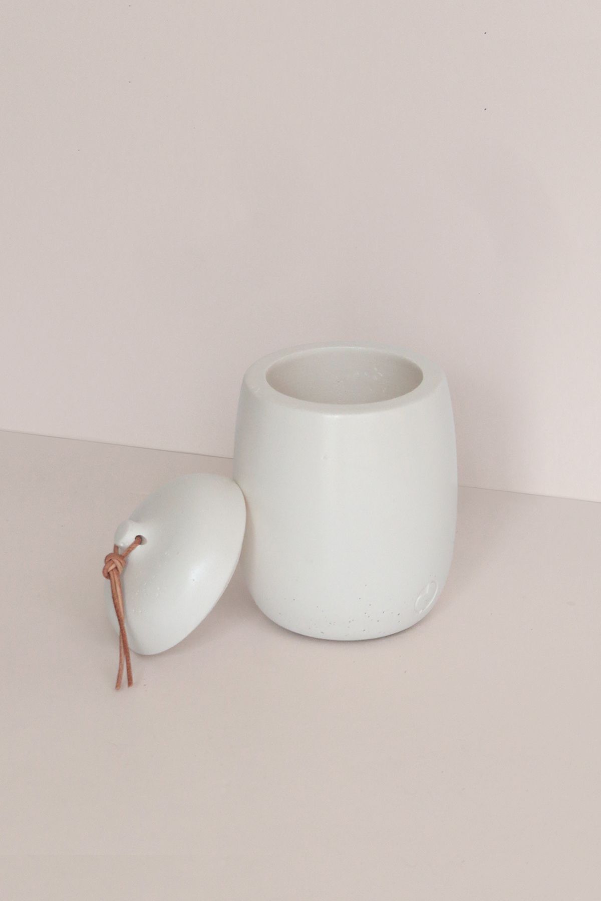 Ghogol Home-Rome m Counter Top Concrete Storage Container - Jar 380 ml 3