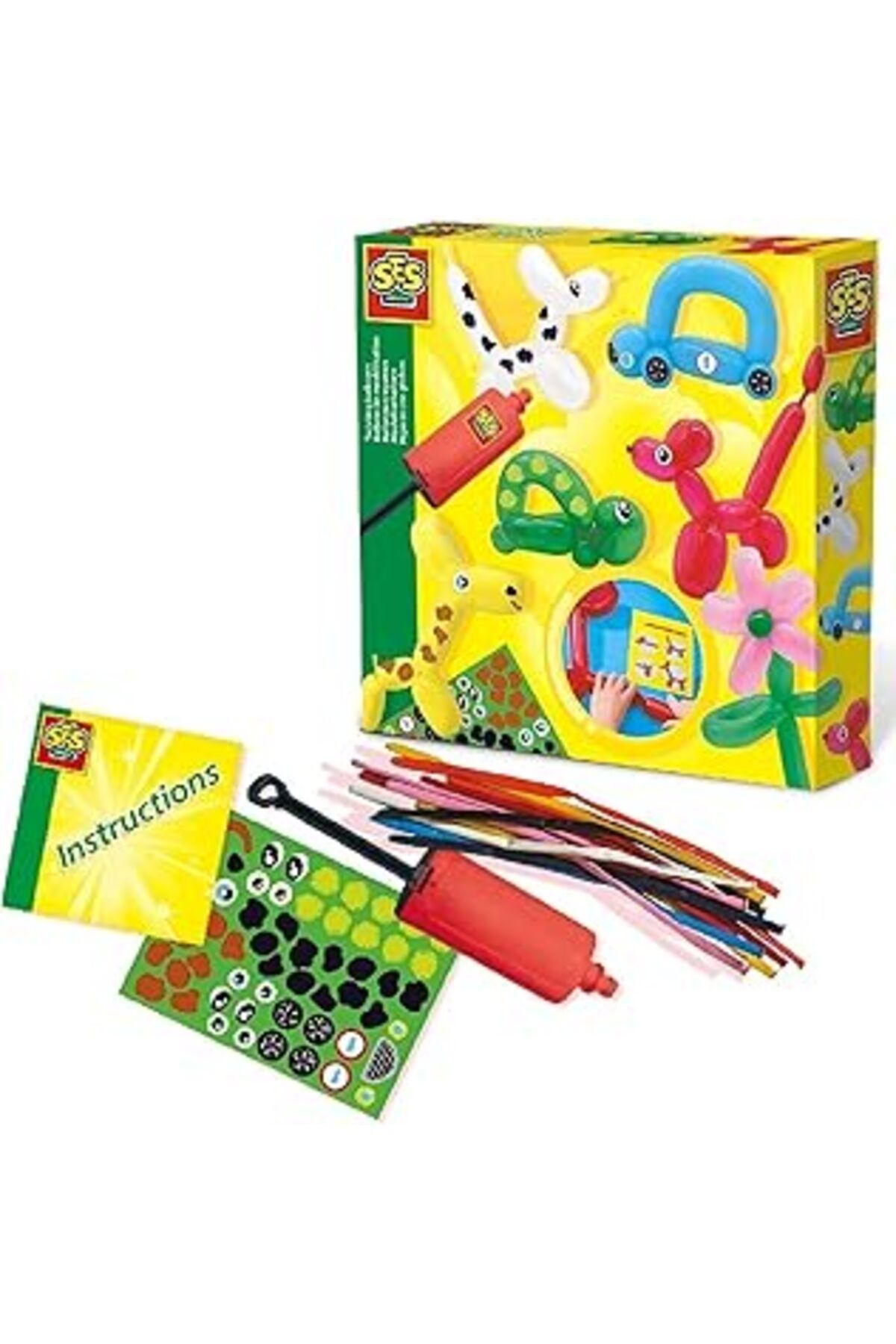 Mu Art Ses Creative 14017 Modelleme Balonları Model Balonlar, Çeşitli Renkler