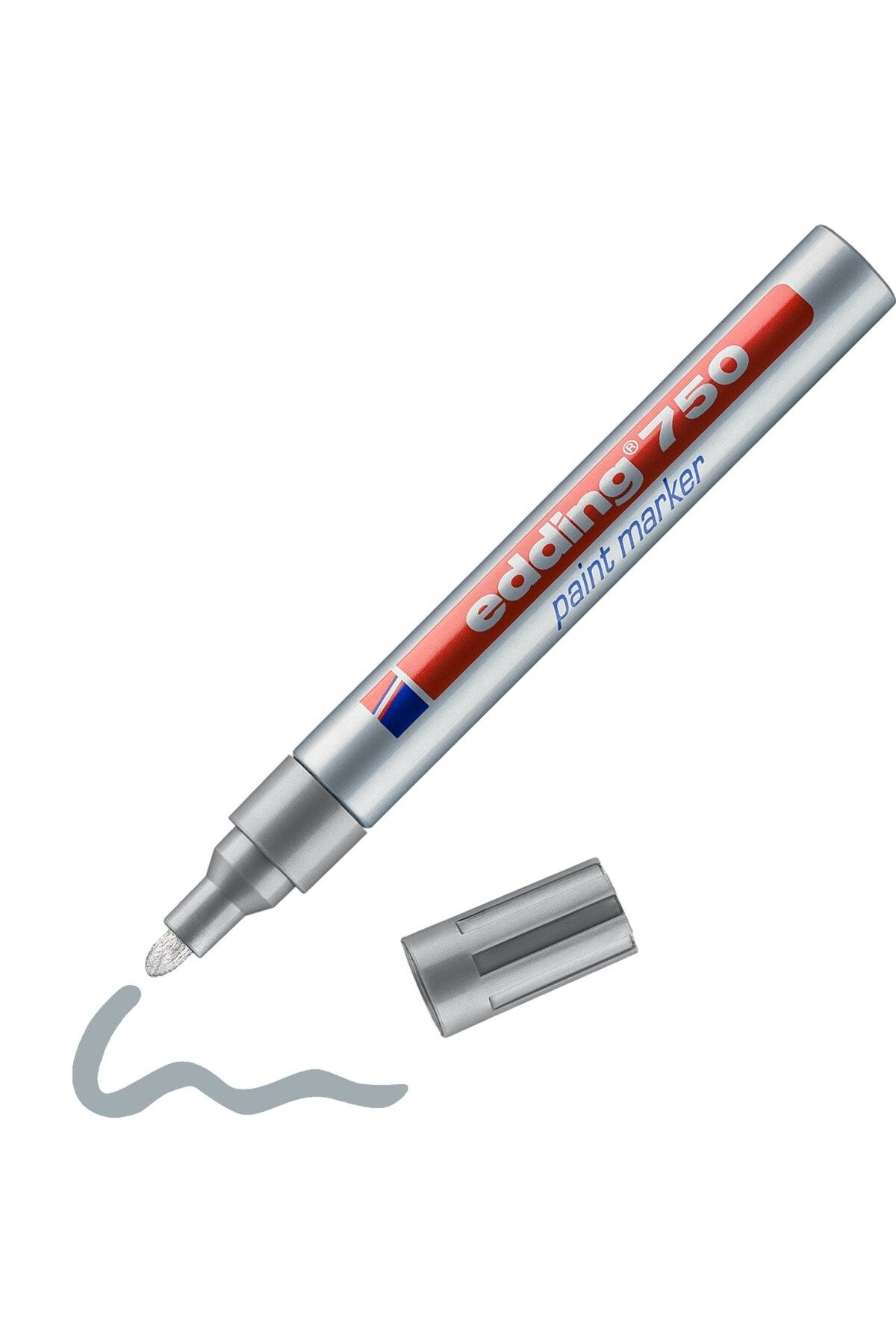 Edding-2-4 mm Silver 750 Round Tip Marker Decor Paint 3