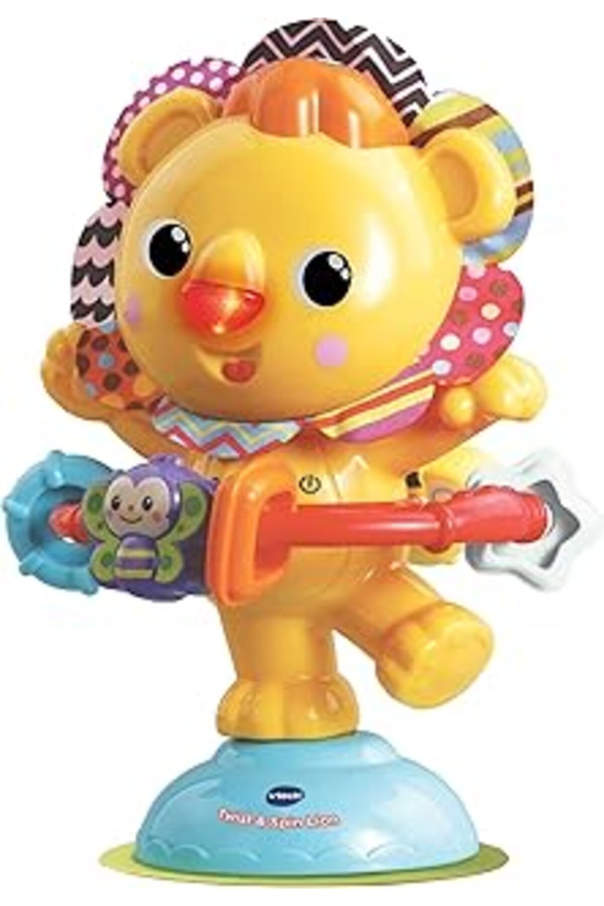 Mu Art Vtech 528003 Baby Twist & Spin Lion, Oyuncak Aslan, Çok Renkli, 20,5 X 12,5 X 12,5 Cm