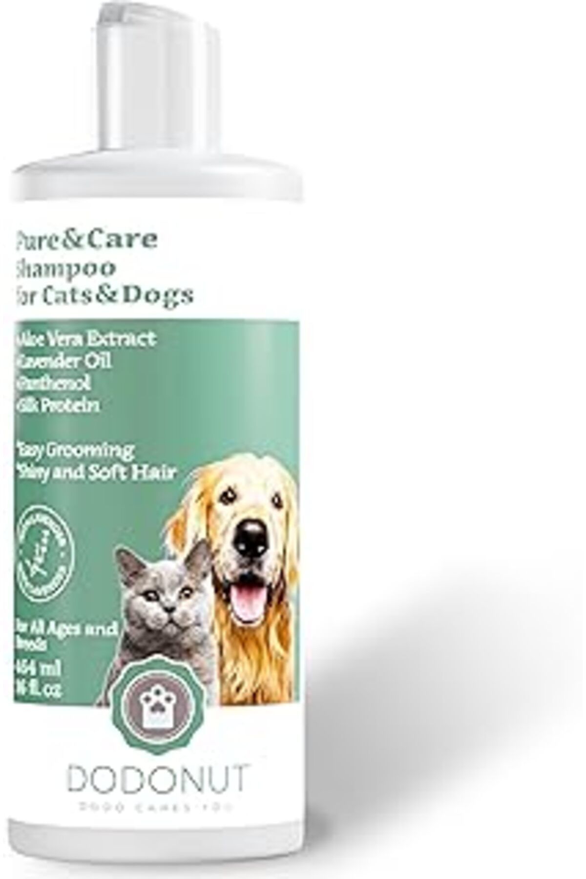 Mu Art Ahşap Dodonut Pure&care Doğal Kedi Ve Köpek Şampuanı, 464 ml