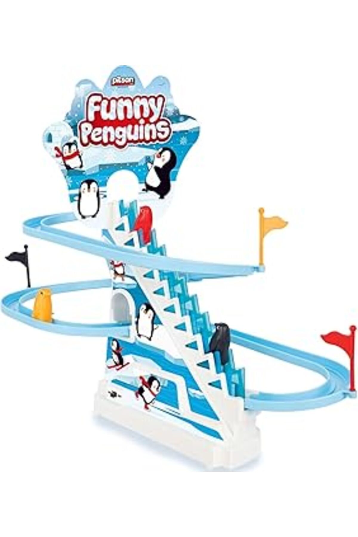 robotrend Pilsan 3517 Funny Penguins, Çok Renkli