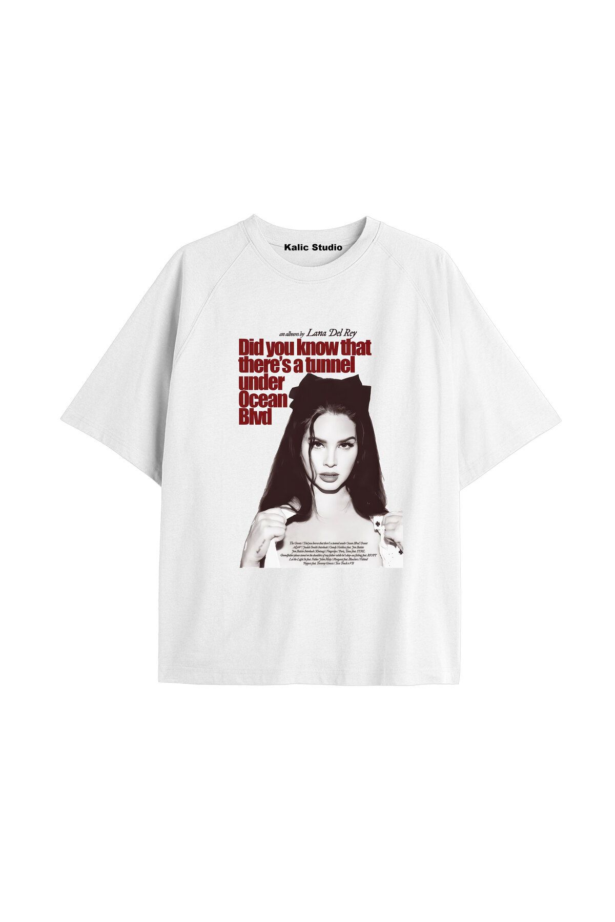 Kalic Studio-Lana Del Rey Oversize T-Shirt Kod24 Model 1