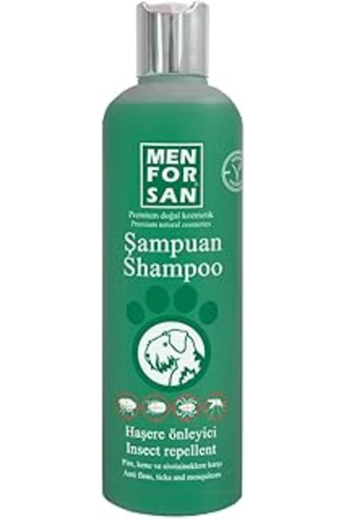Mu Art Ahşap Menforsan Haşere (Pire, Kene, Bit) Önleyici Köpek Şampuanı 300 Ml