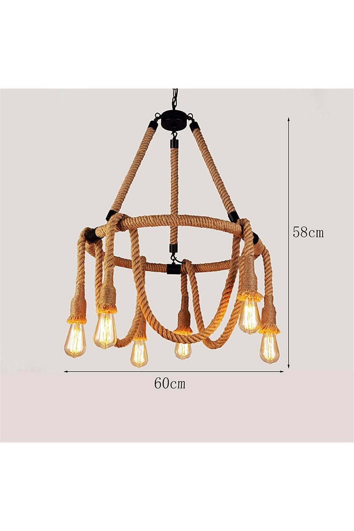 A F N LIGHTING-مصباح معلق على الطراز الاسكندنافي، مصباح معلق من الحديد المطاوع، ثريا قابلة لضبط الارتفاع للطابق العلوي والمزيد 3