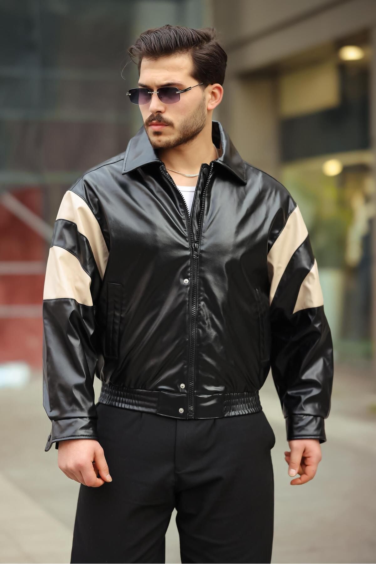 MODAEMAS-Men's Oversize Bomber Jacket 3