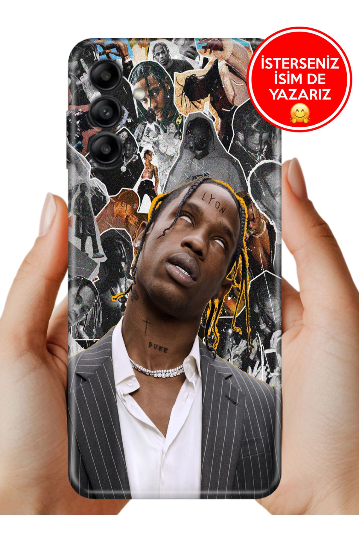 Cekuonline Samsung Galaxy A13 5G Kılıf Baskılı Life Style Kapak Silikon Travis9999