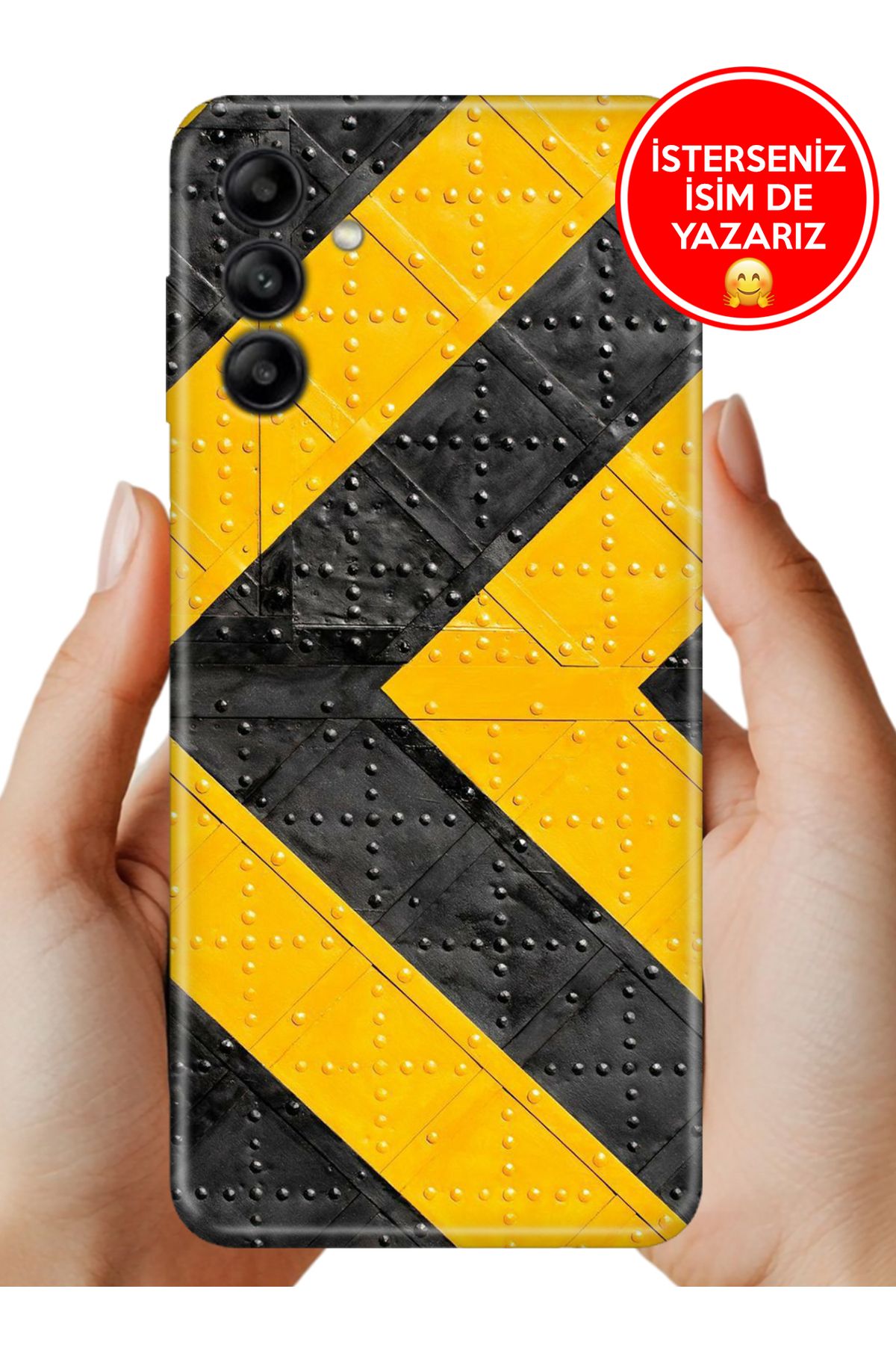 Cekuonline Samsung Galaxy M55 Kılıf FullCover Resimli Desenli Silikon Çok Tehlikeli
