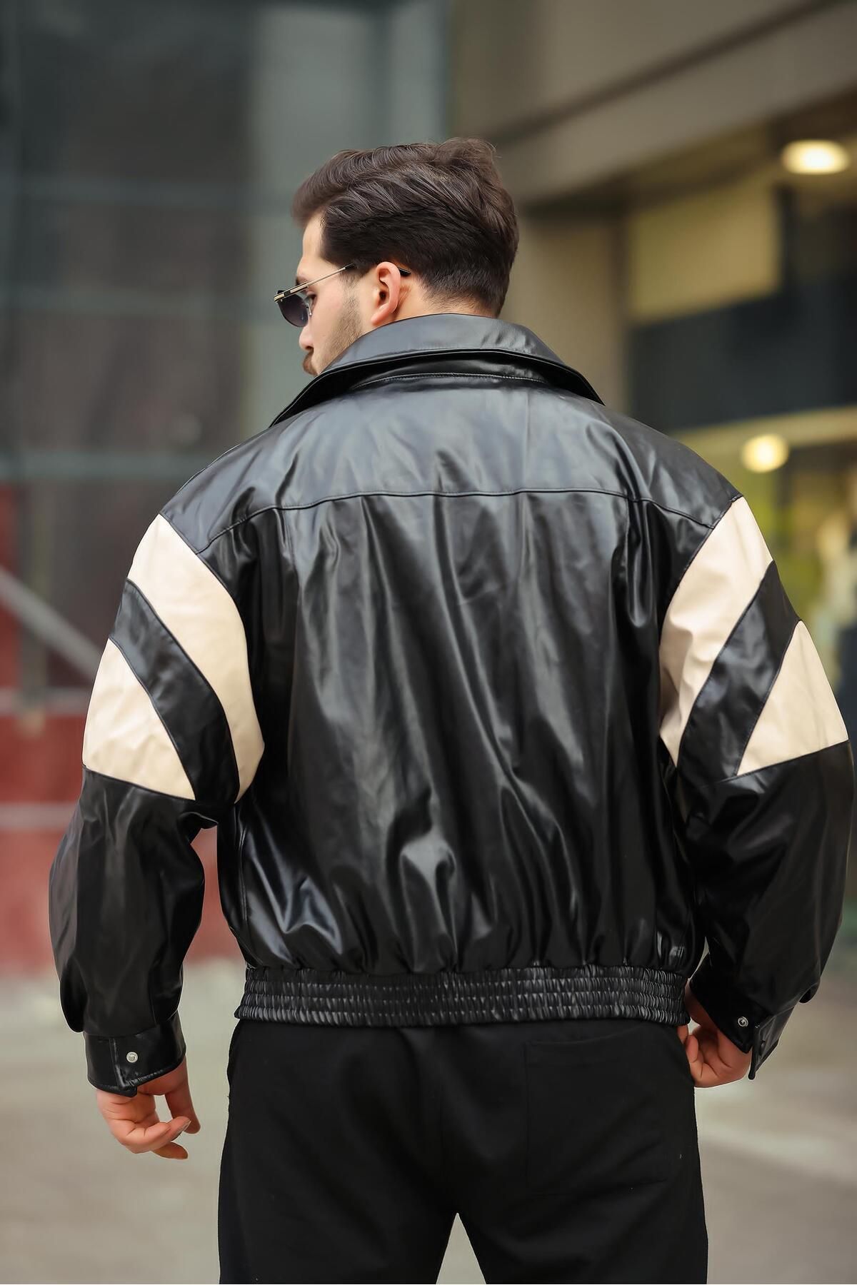 MODAEMAS-Men's Oversize Bomber Jacket 4