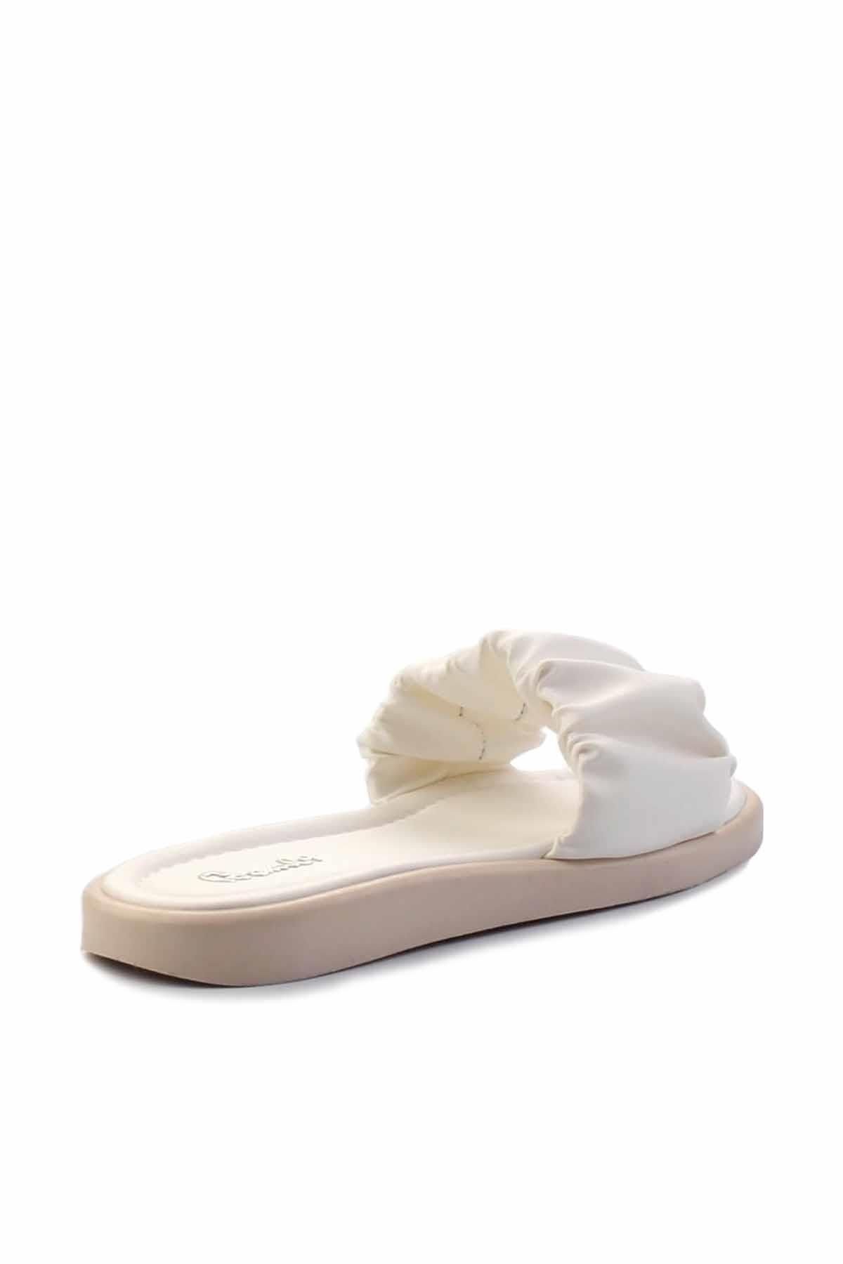 Bambi-White Beige Women's Slippers K04875081109 4