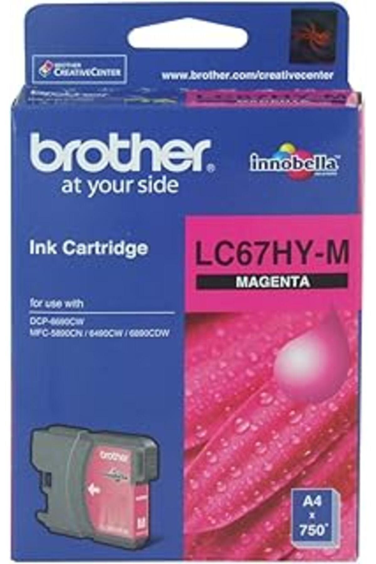 Pazarcan Brother Lc-67Hym Kırmızı Mürekkep Kartuş