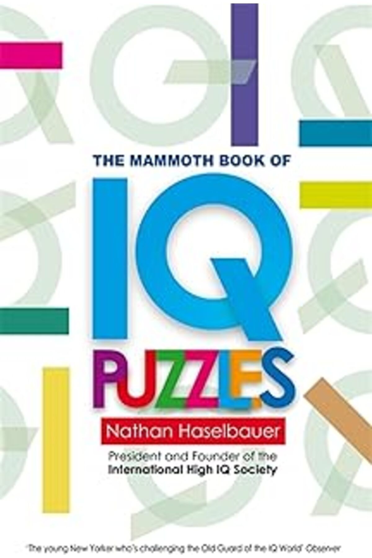 Mu Art The Mammoth Book Of New Iq Puzzles