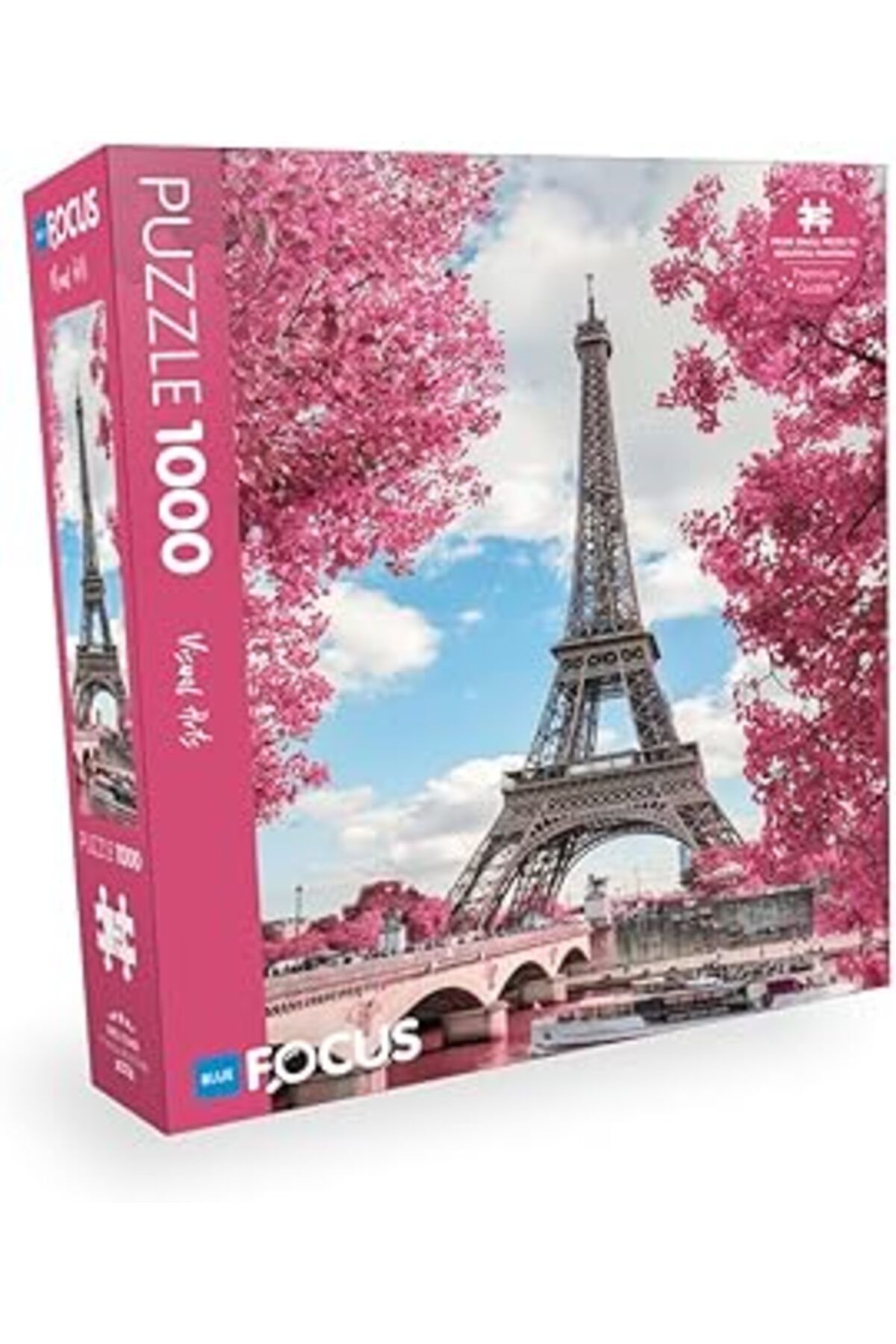 Mu Art Blue Focus 1000 Parça Puzzle - Eiffel Tower (Eyfel Kulesi)