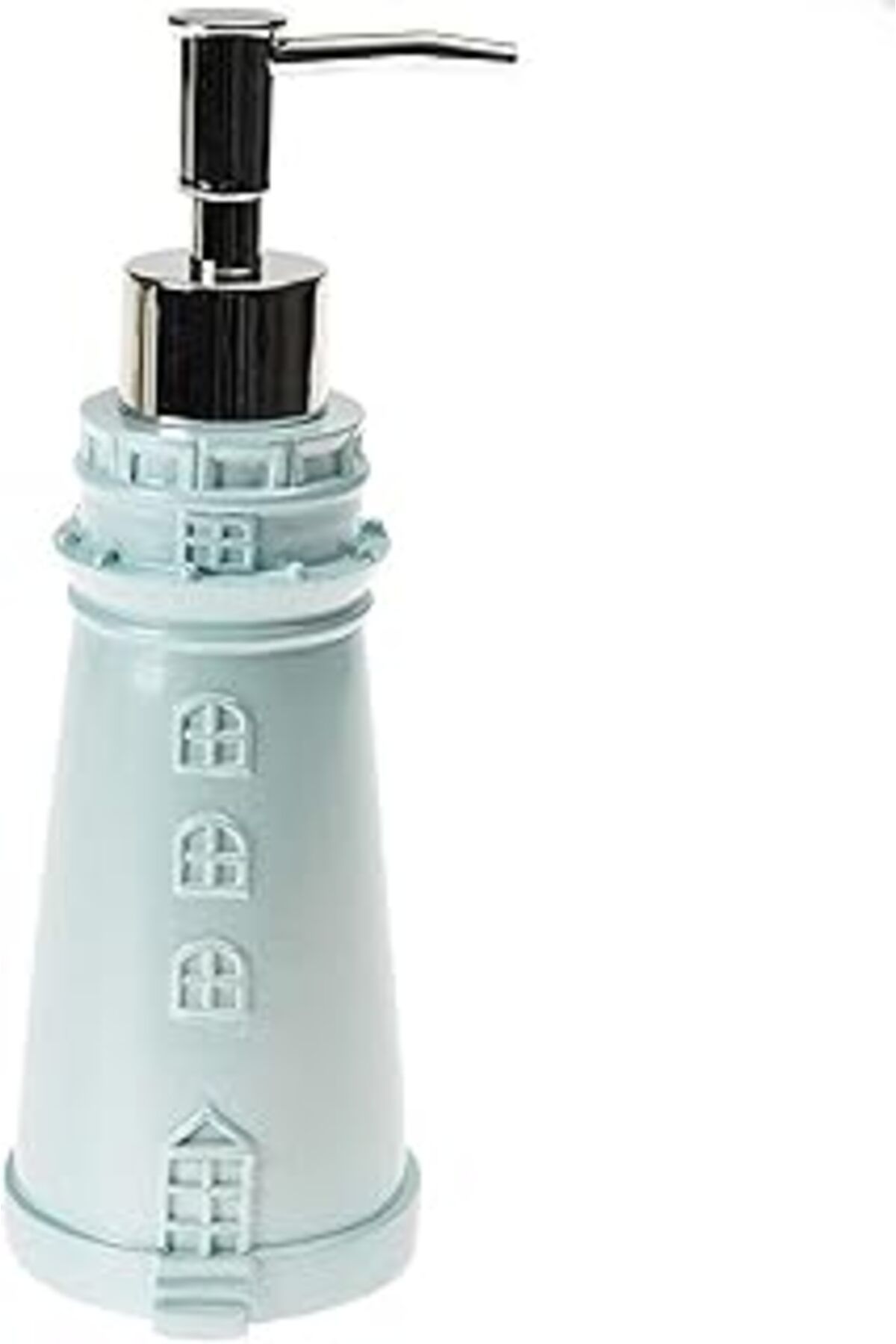 Mu Art Ahşap Bosphorus Sıvı Sabunluk Deniz Feneri Model Poliresin