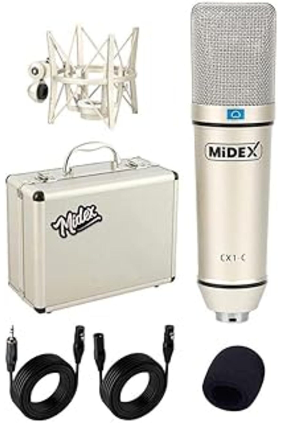 Pazarcan Midex Cx1 Profesyonel Üst Seviye Condenser Stüdyo Mikrofonu