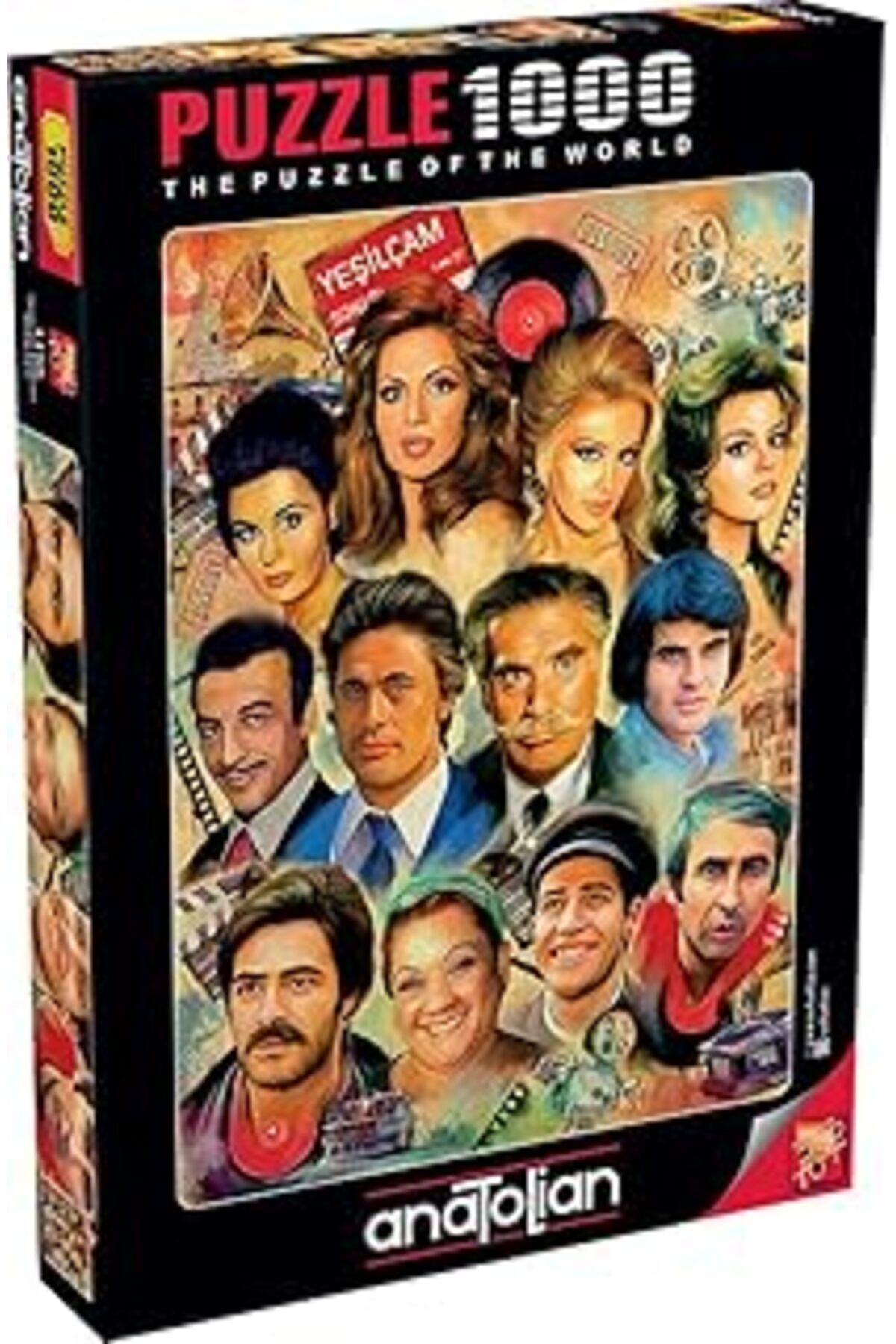 Mu Art Anatolian Puzzle - Yeşilçam Yıldızları / 1000 Parça Puzzle, #1155
