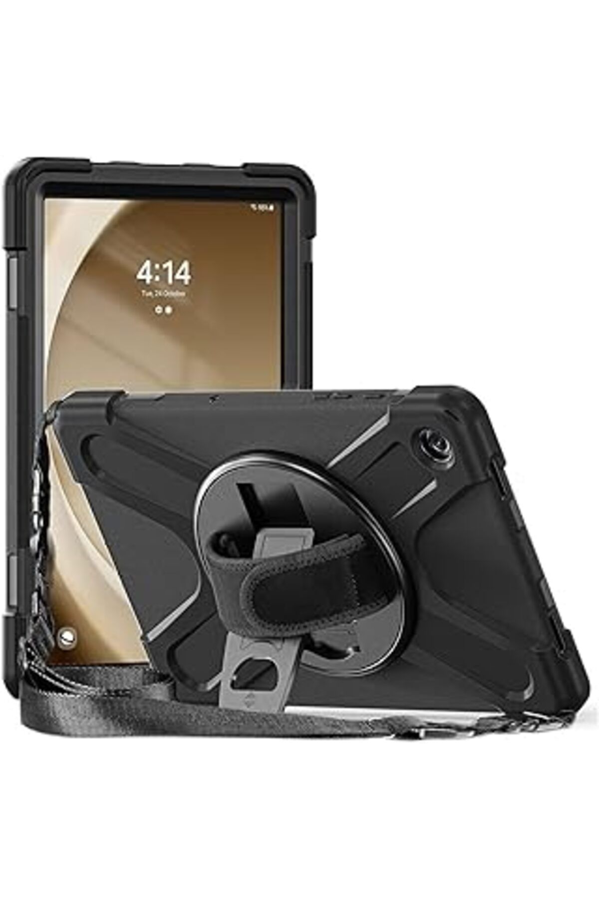 Mu Art Microsonic Samsung Galaxy Tab A9 Plus Için Kılıf Heavy Defender Siyah [Galaxy Tab A9 Plus Ile Uyuml