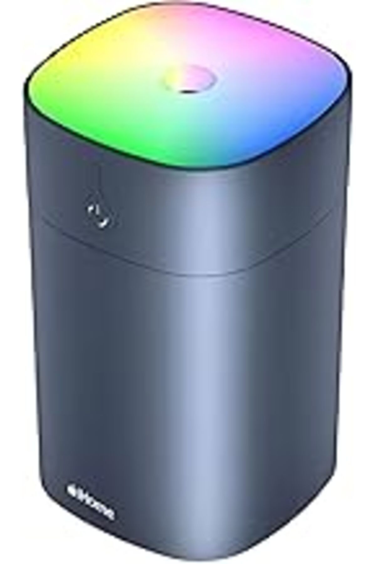 Mu Art Ahşap Npo Rgb Renkli Aromaterapi Difüzör Ve Ultrasonik Hava Nemlendirici Buhar Makinesi (Siyah, 400Ml)