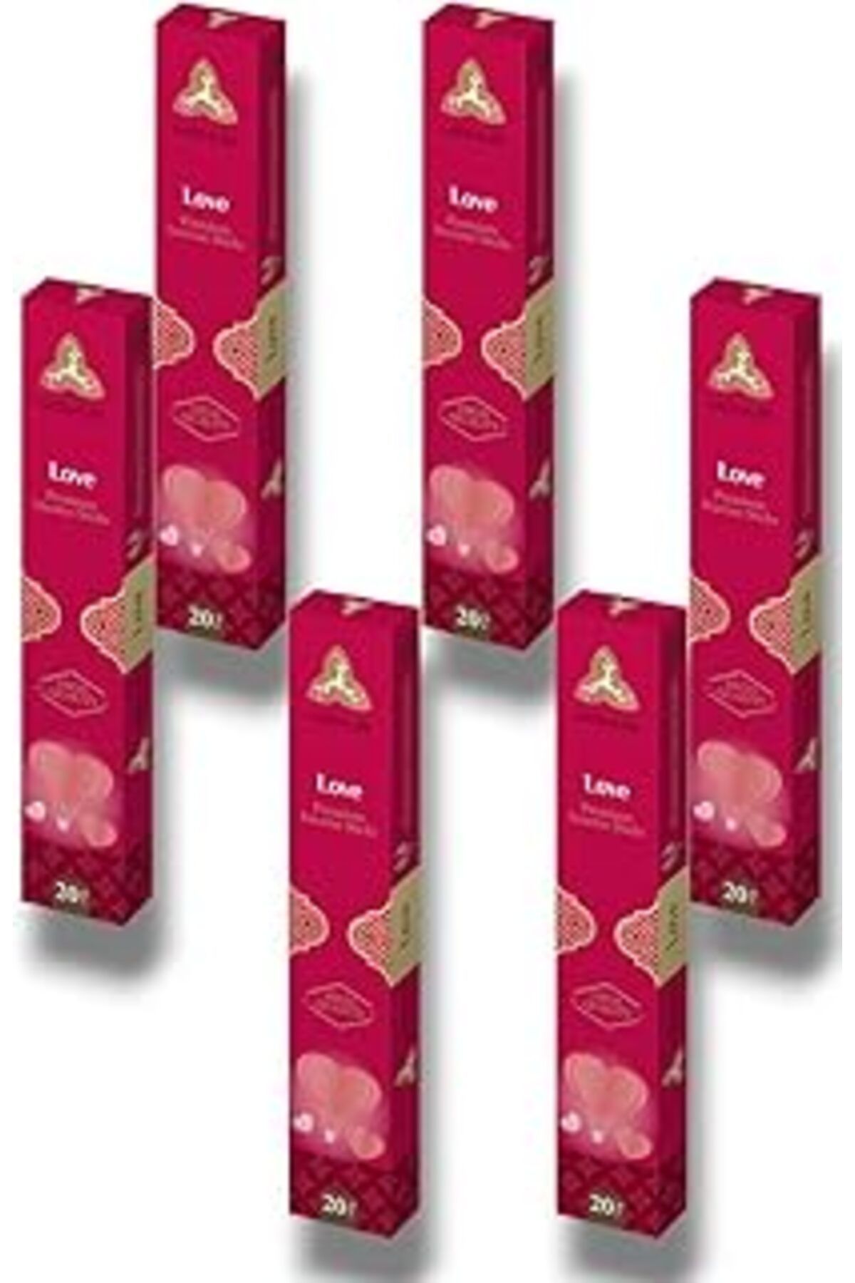 Pazarcan Mahur Love Premium Tütsü Çubukları, Çok Al, Az Öde, 6 Kutu - 120 Adet Tütsü