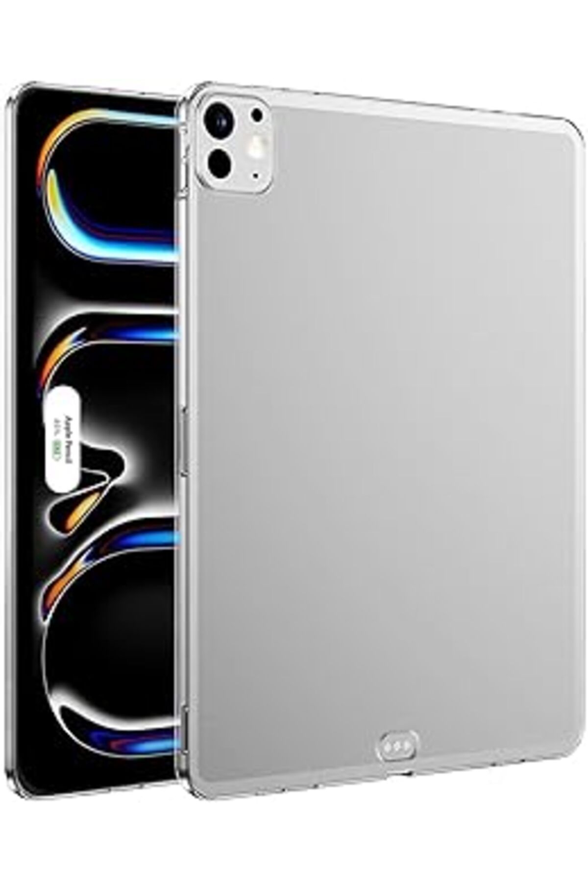 Mu Art Ipad Pro 13 2024 Kılıf (A2925-A2926) Transparent Soft Şeffaf [Ipad Pro 13 2024 Ile Uyumlu Kılıf - Ş
