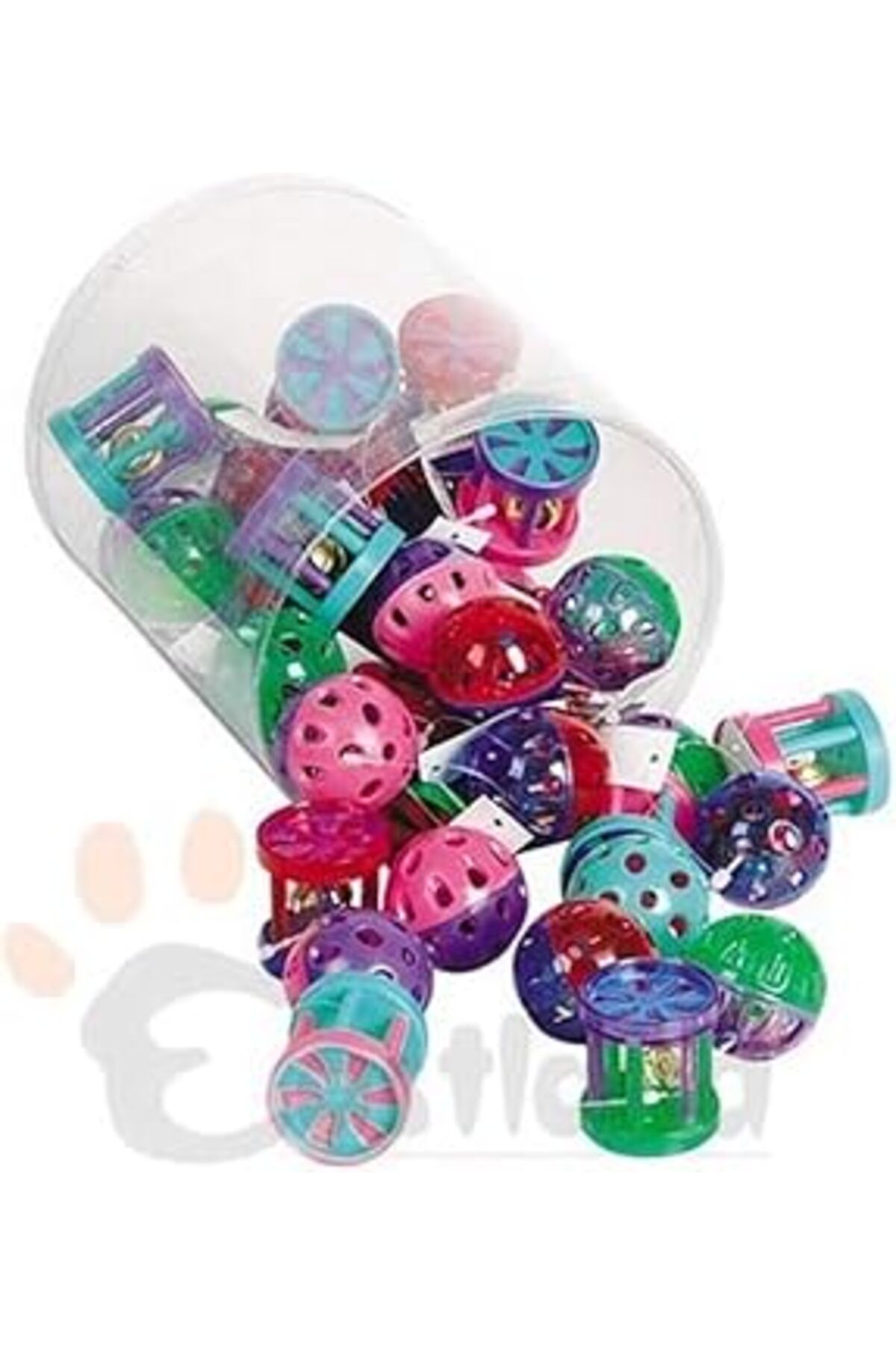 Mu Art Eastland Kedi Oyuncağı Çıngıraklı Karışık 60 Adet