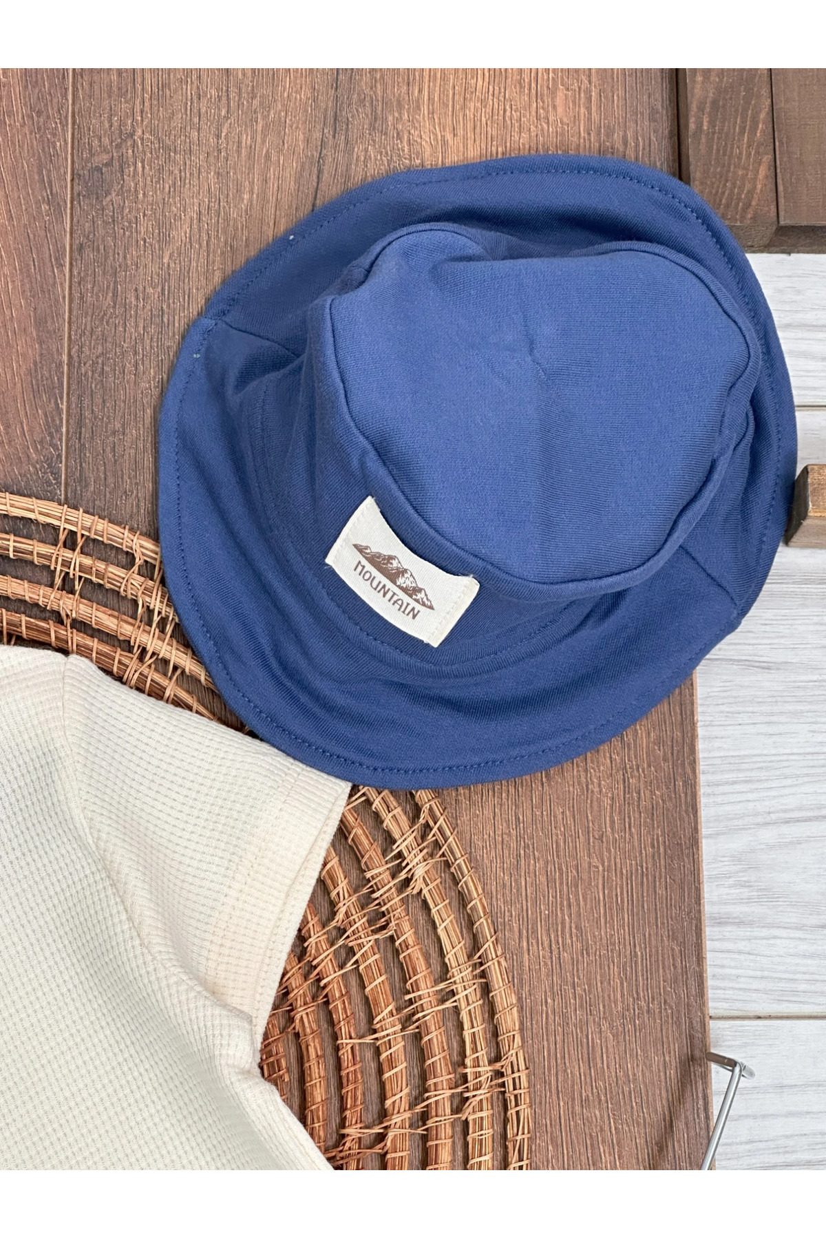 tiwitibaby Safari Şapkalı Cep Detaylı Omuzdan Çıtçıtlı Yazlık Erkek Bebek Takım fotoğrafı 3 (önizleme)