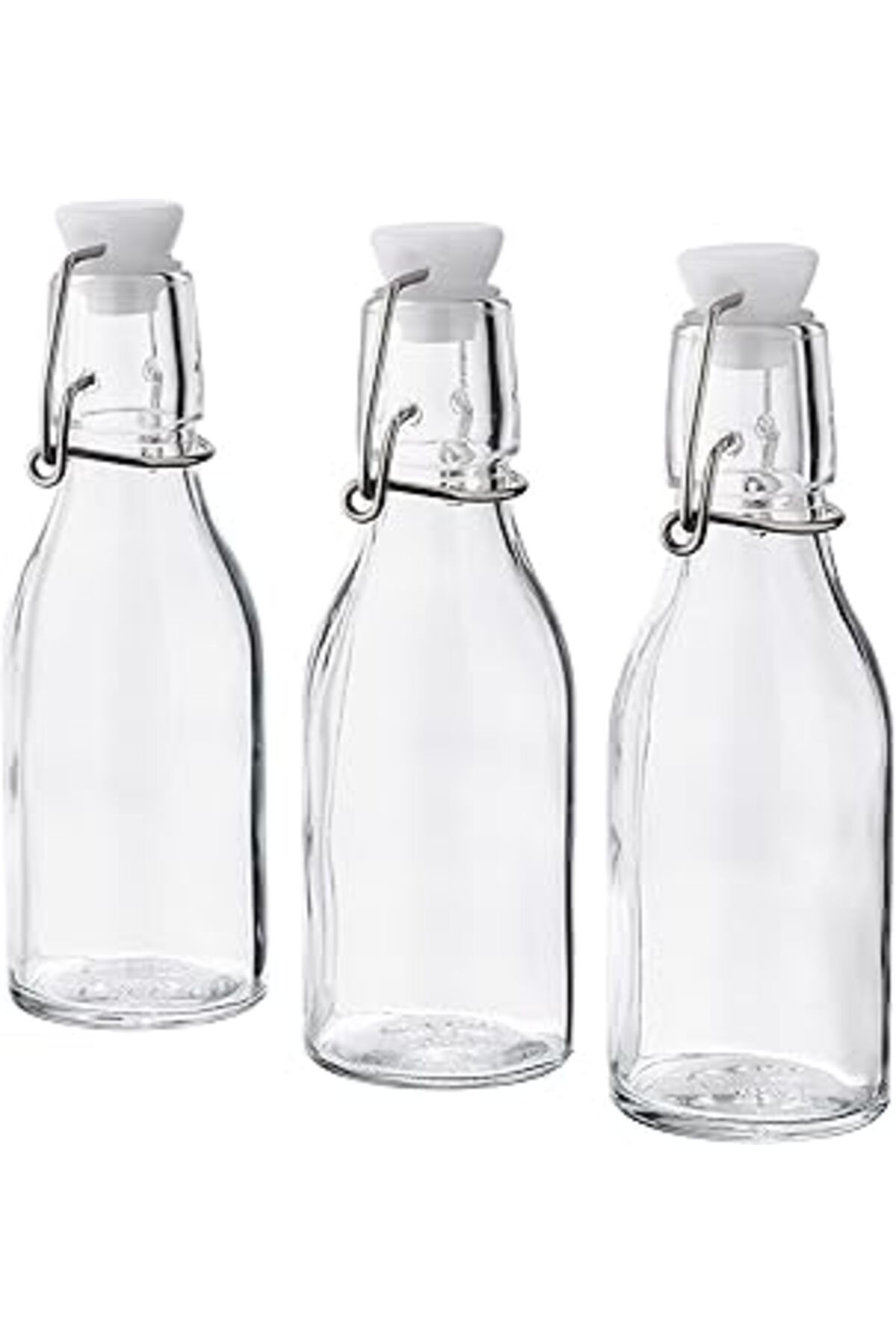 Mu Art Ahşap 3 Adet Cam-Vakumlu Su Şişesi Meridyendukkan 15 Cl Sos-Yağ Şişesi