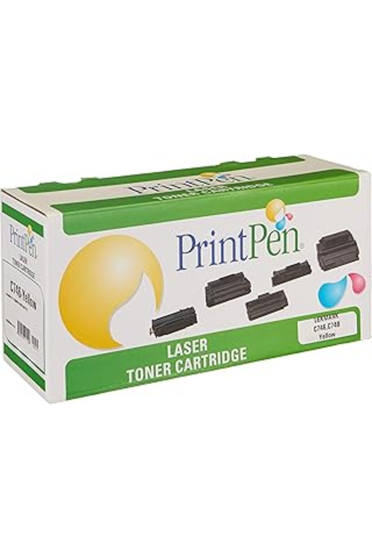 Mu Art Printpen Lexmark C746 Sarı (C746A1Yg) Muadil Toner